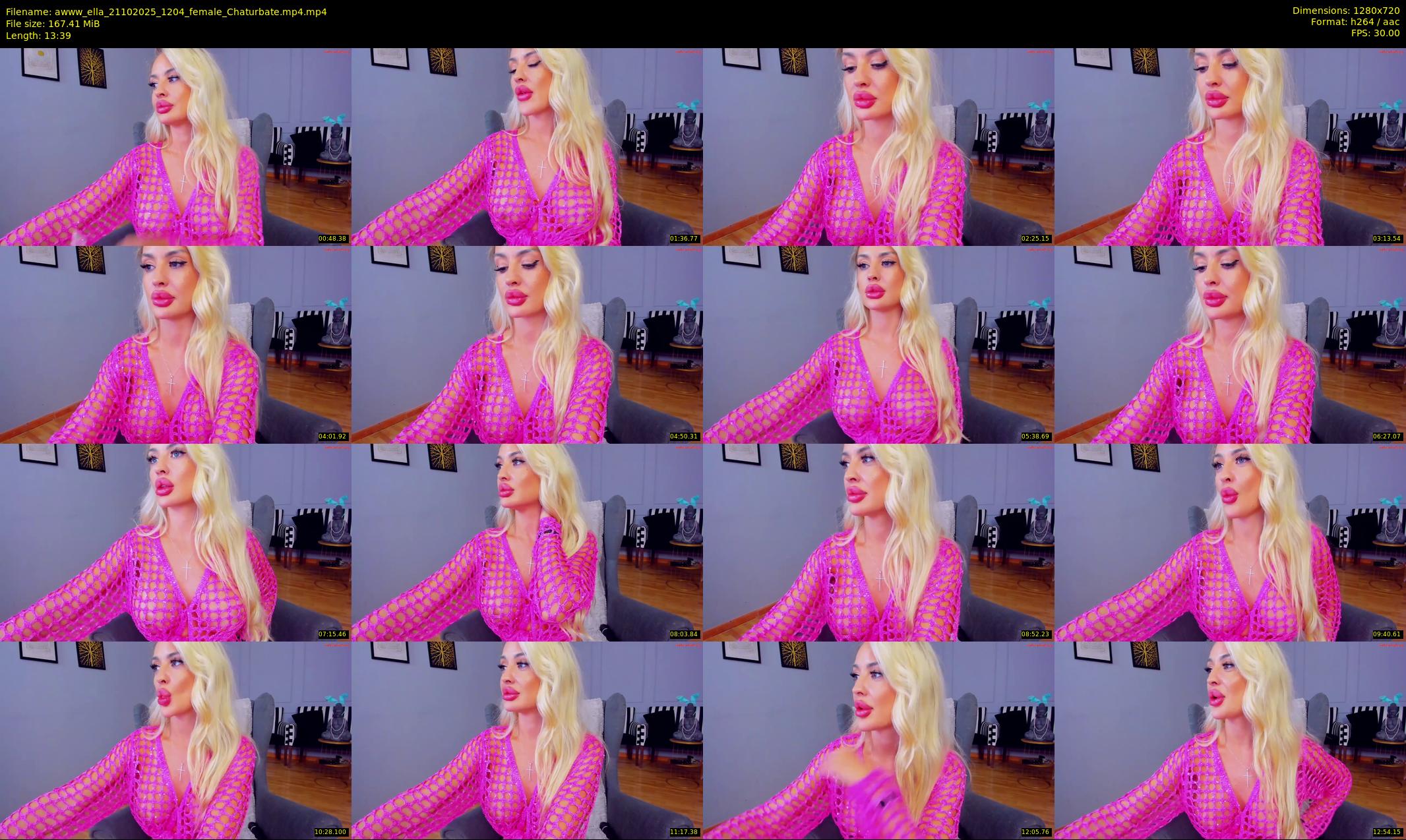awww_ella — 14 minute Chaturbate female cam show recording, 720p, Oct 21, 2025