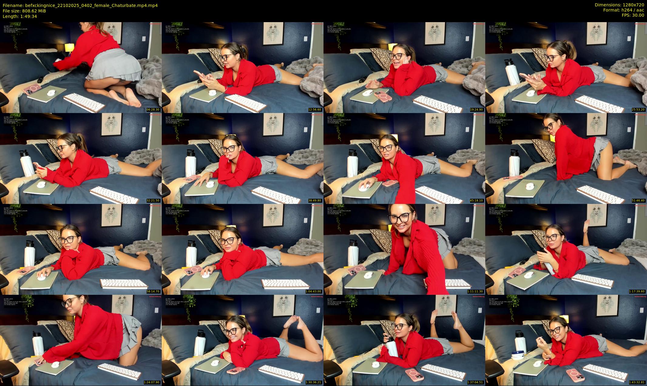 befxckingnice — 110 minute Chaturbate female cam show recording, 720p, Oct 22, 2025