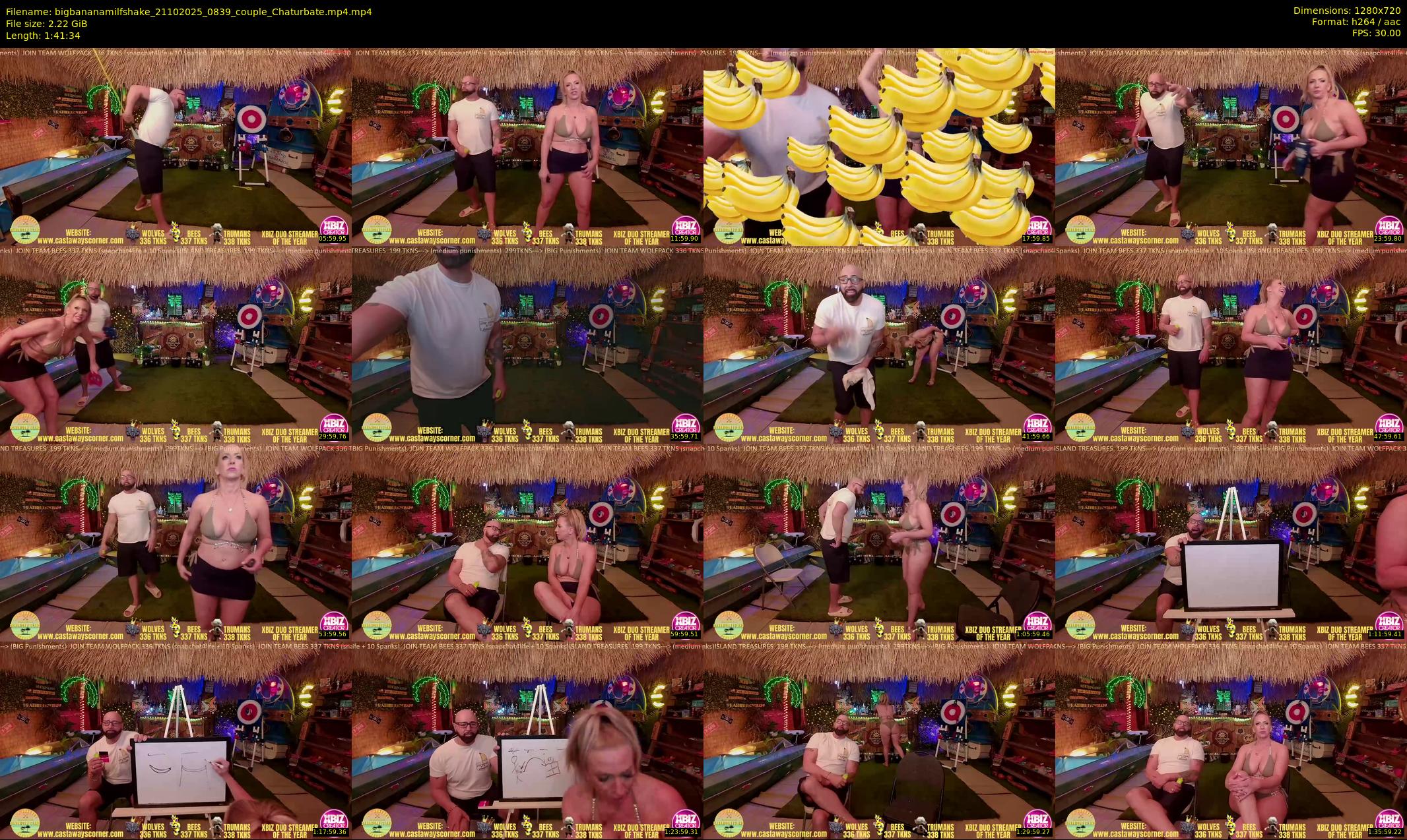 bigbananamilfshake — 102 minute Chaturbate couple cam show recording, 720p, Oct 21, 2025