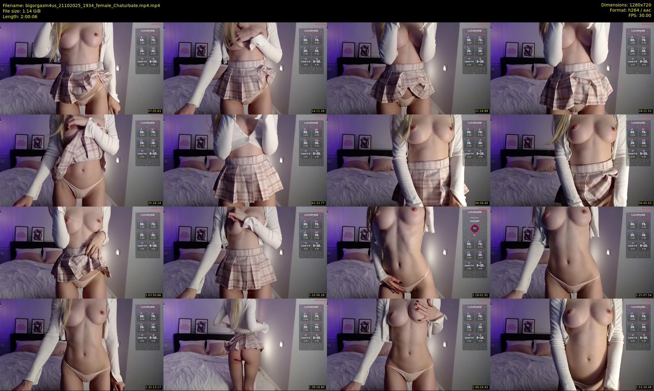 bigorgasm4us — 121 minute Chaturbate female cam show recording, 720p, Oct 21, 2025