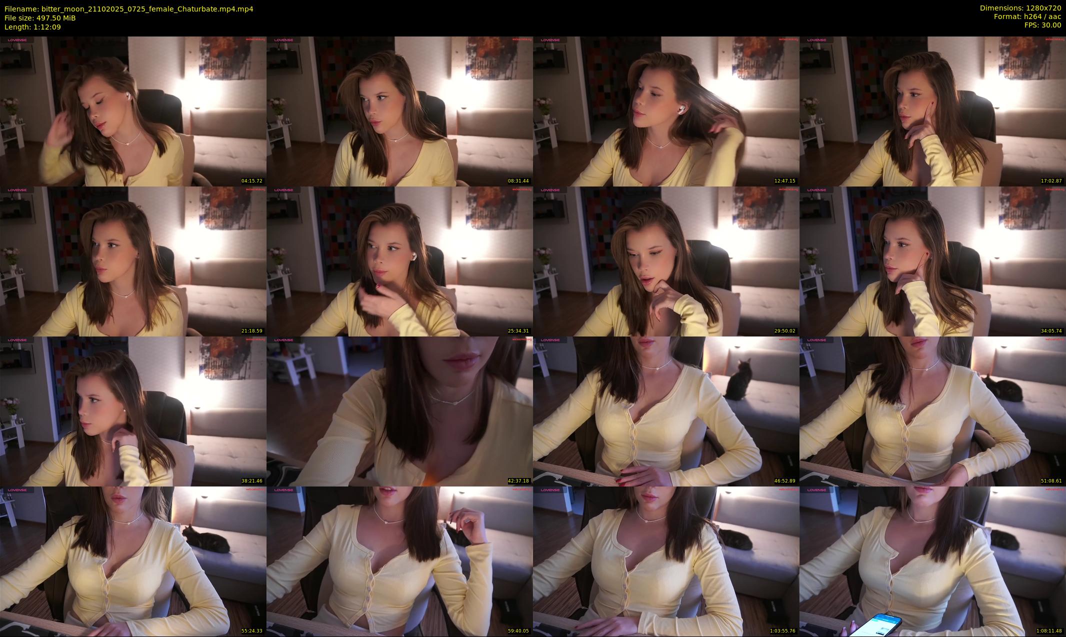 bitter_moon — 73 minute Chaturbate female cam show recording, 720p, Oct 21, 2025