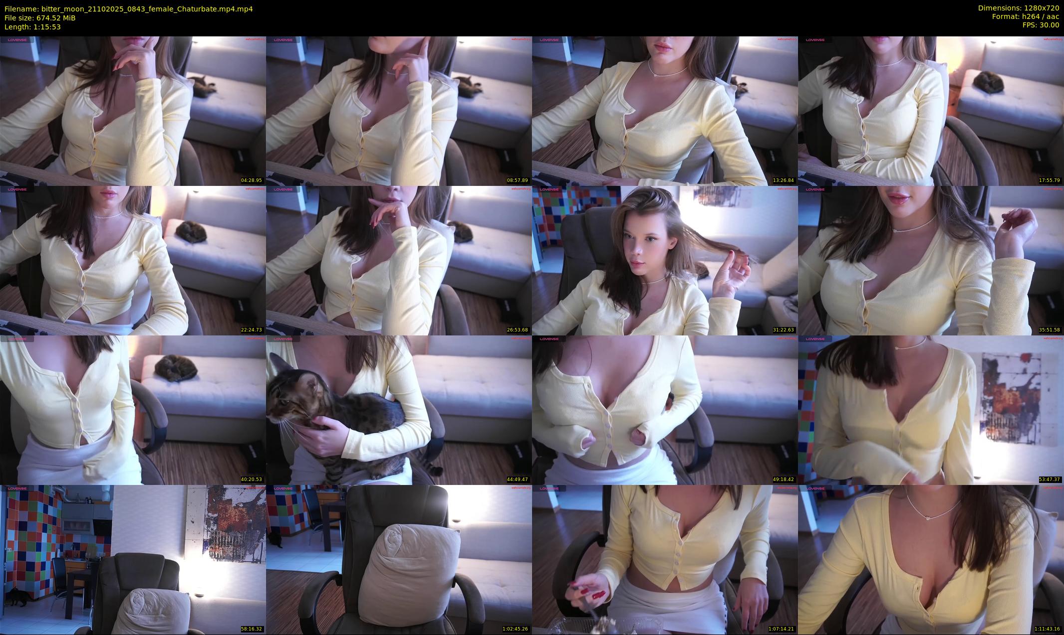 bitter_moon — 76 minute Chaturbate female cam show recording, 720p, Oct 21, 2025