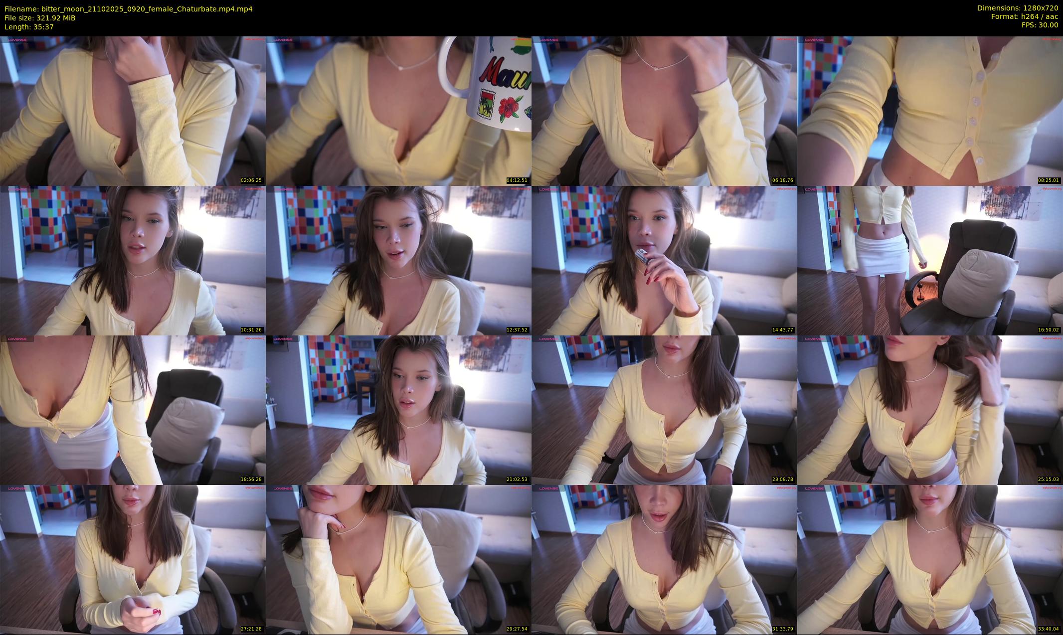 bitter_moon — 36 minute Chaturbate female cam show recording, 720p, Oct 21, 2025