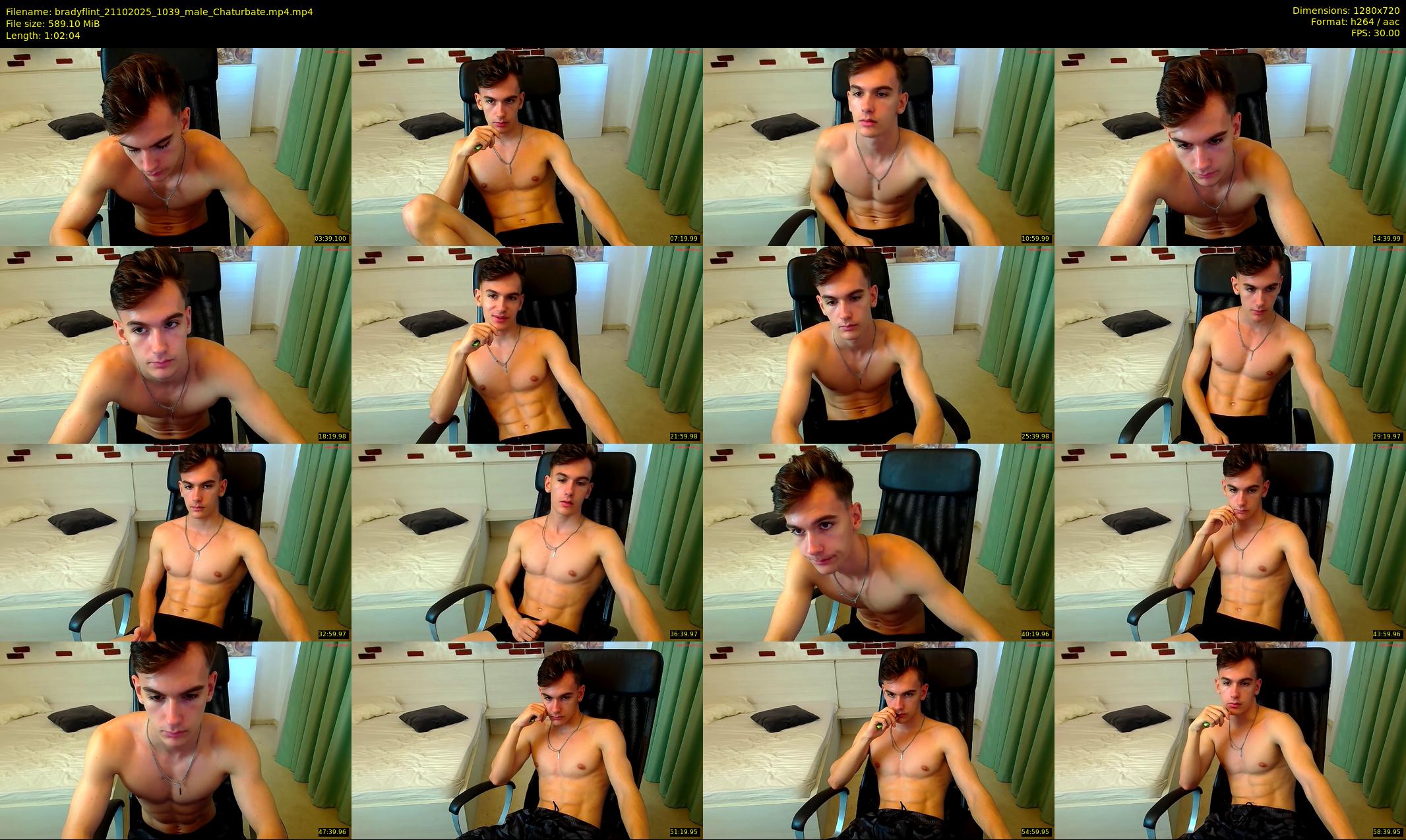 bradyflint — 63 minute Chaturbate male cam show recording, 720p, Oct 21, 2025