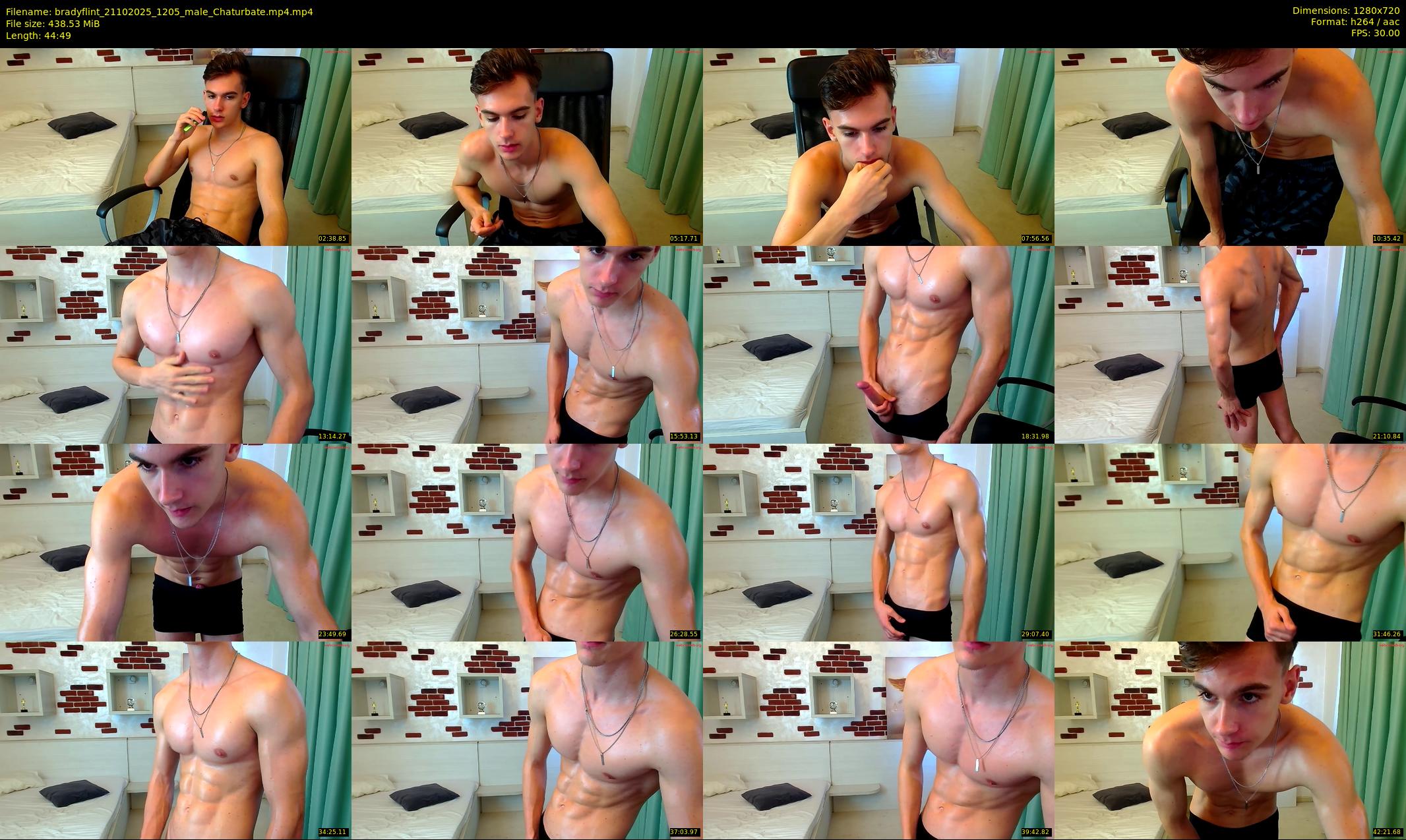bradyflint — 45 minute Chaturbate male cam show recording, 720p, Oct 21, 2025