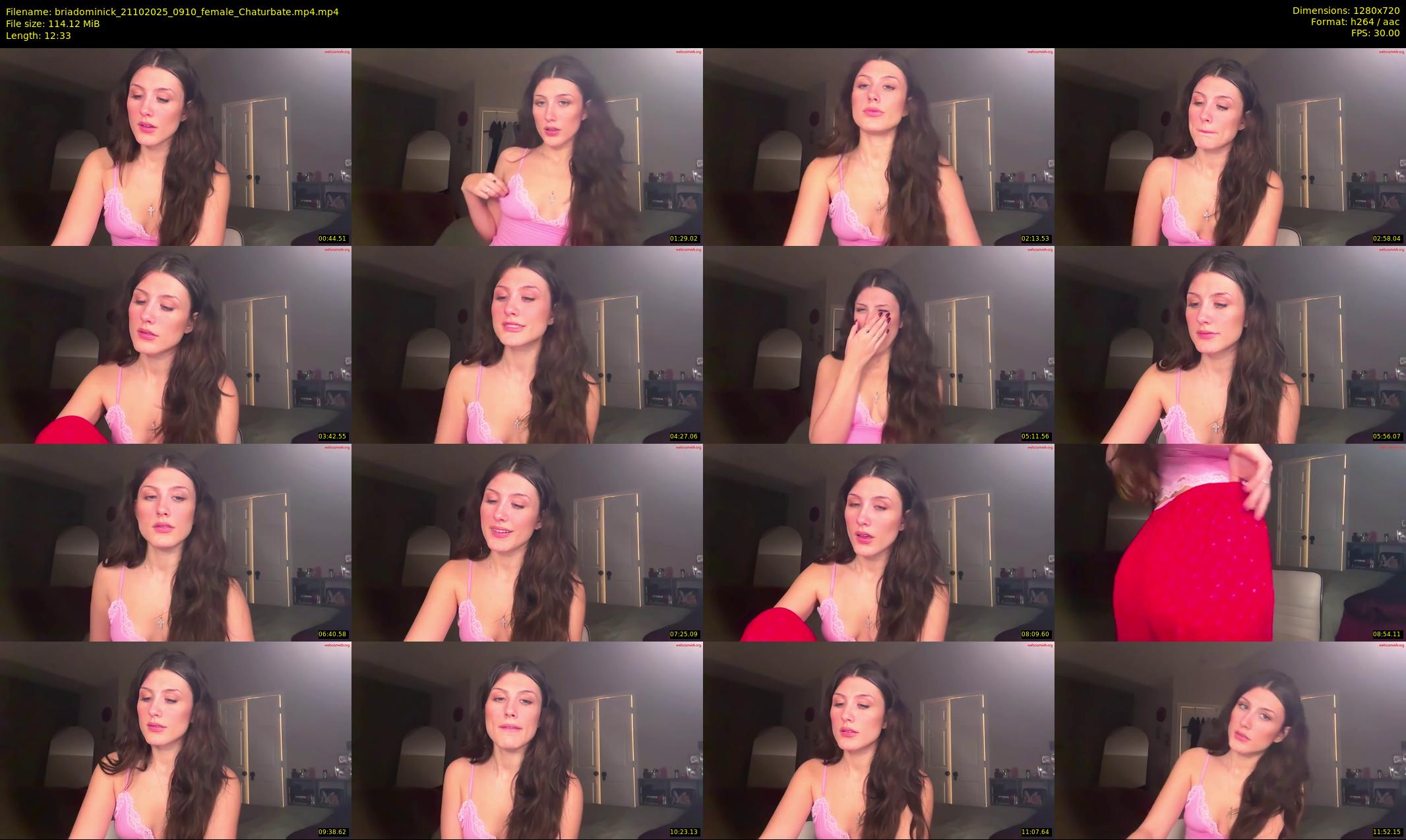 briadominick — 13 minute Chaturbate couple cam show recording, 720p, Oct 21, 2025