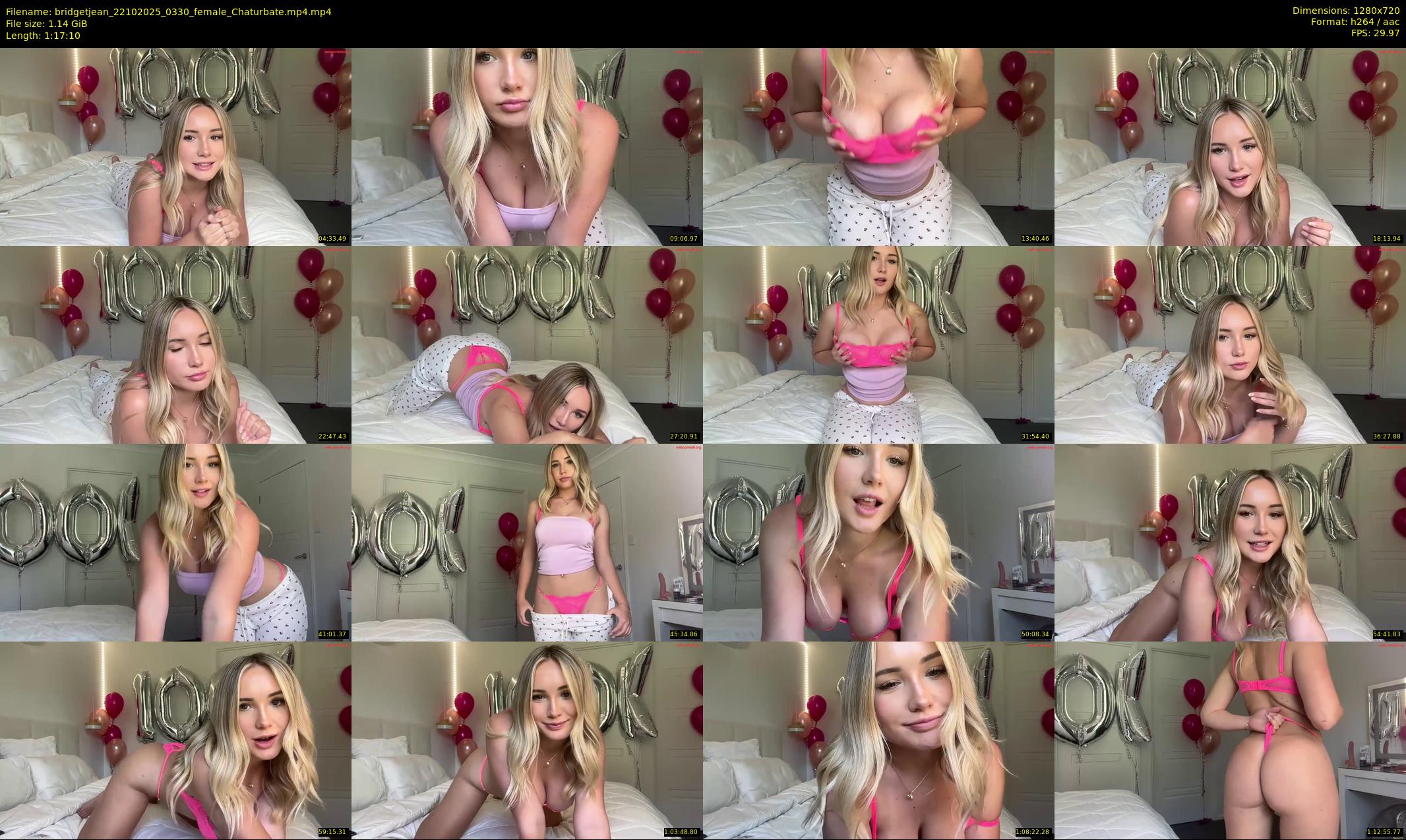 bridgetjean — 78 minute Chaturbate female cam show recording, 720p, Oct 22, 2025