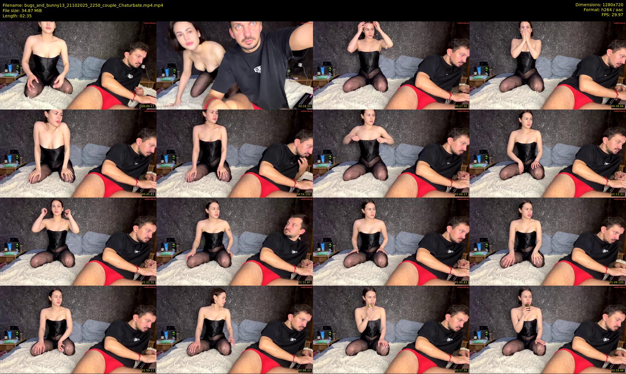 bugs_and_bunny13 — 3 minute Chaturbate couple cam show recording, 720p, Oct 21, 2025