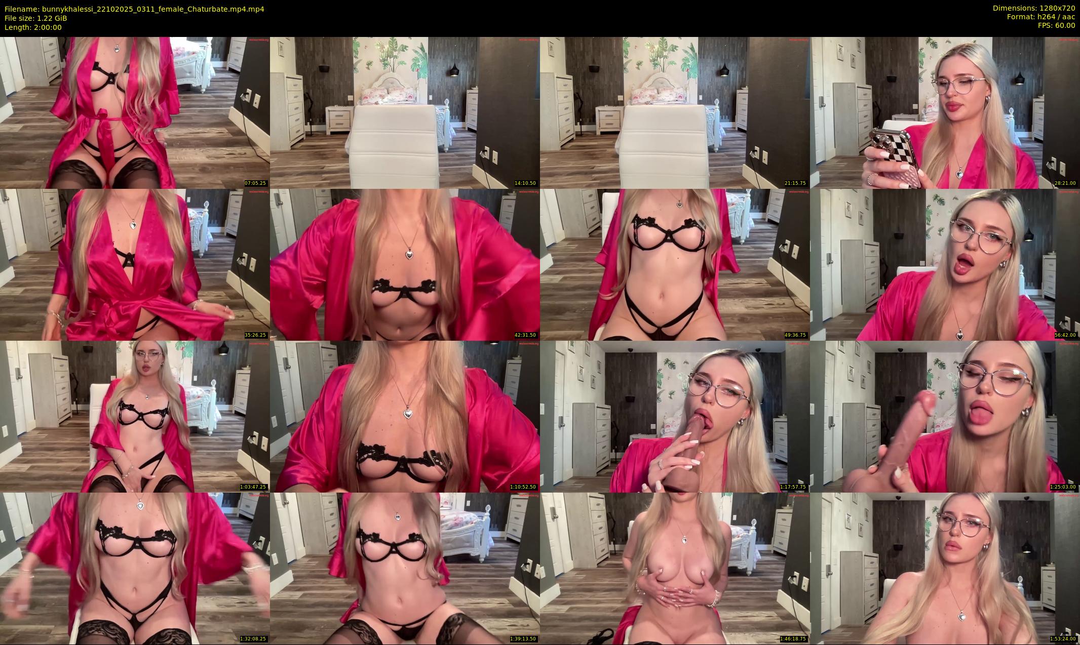bunnykhalessi — 120 minute Chaturbate female cam show recording, 720p, Oct 22, 2025