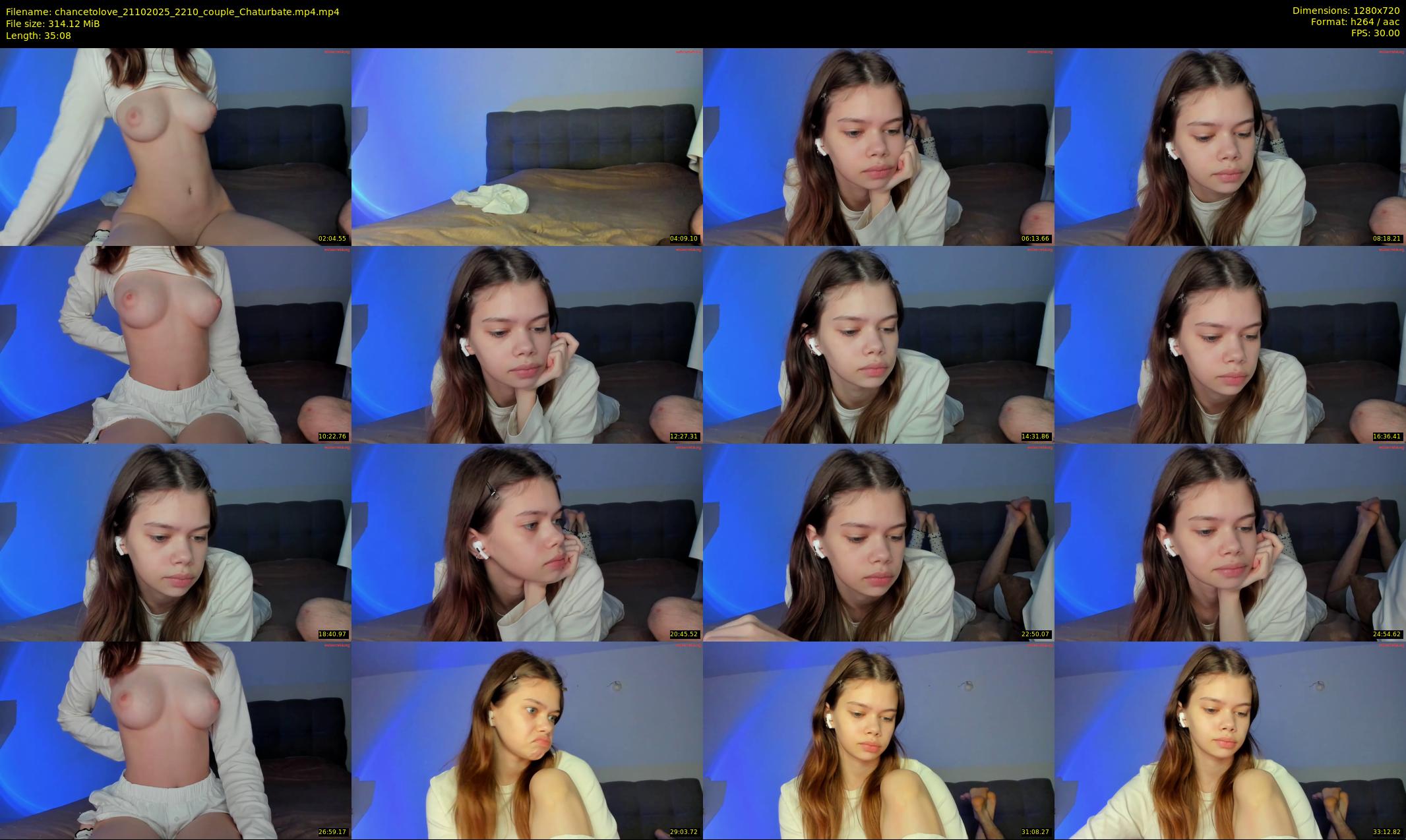 chancetolove — 36 minute Chaturbate couple cam show recording, 720p, Oct 21, 2025