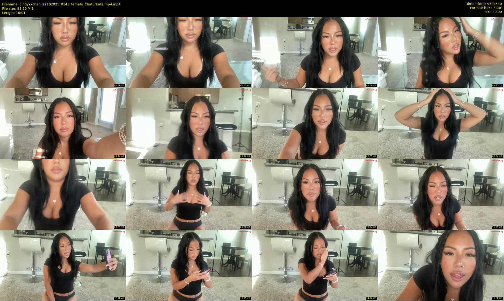 cindyxxchen — 17 minute Chaturbate female cam show recording, 480p, Oct 22, 2025