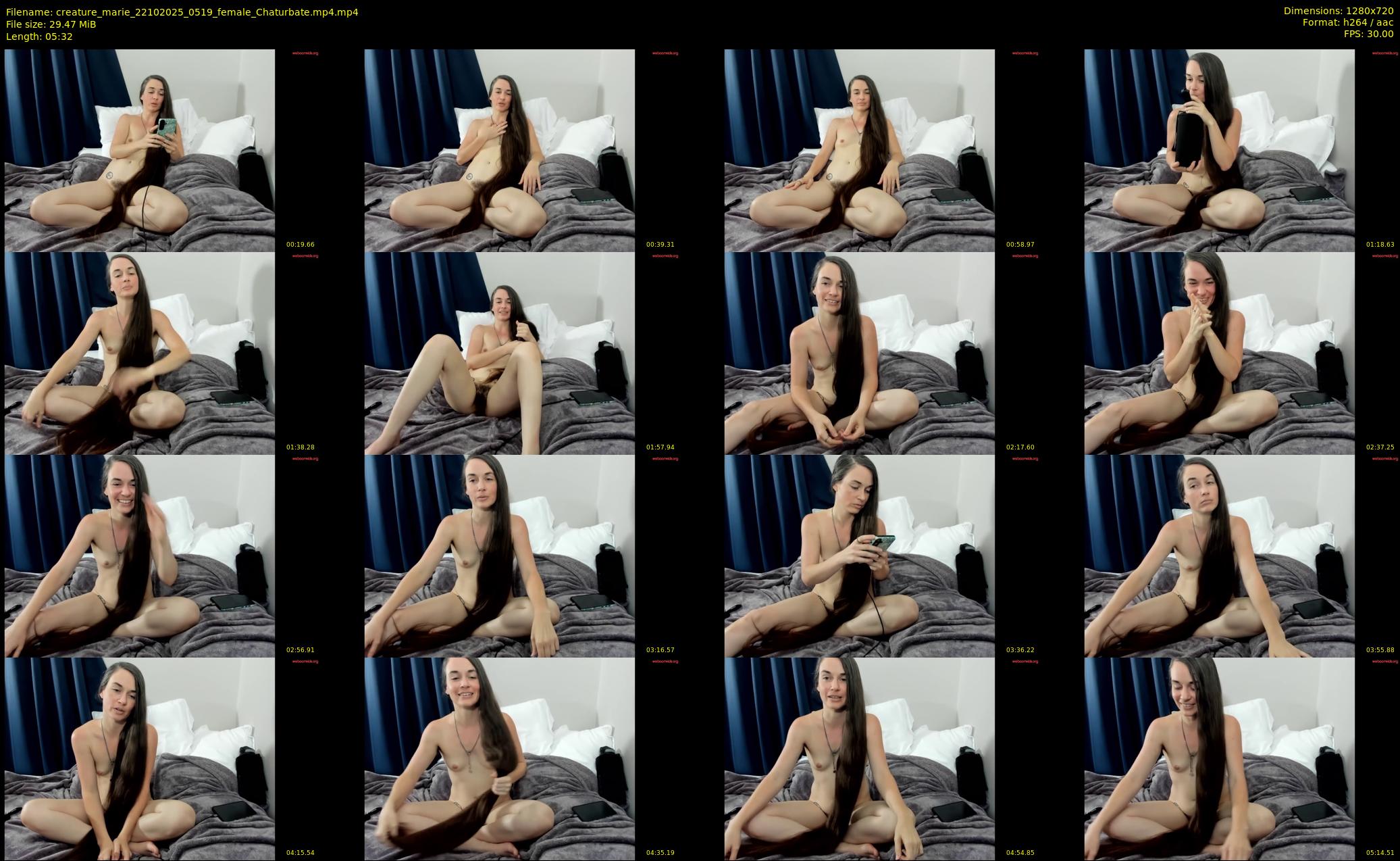 creature_marie — 6 minute Chaturbate female cam show recording, 720p, Oct 22, 2025