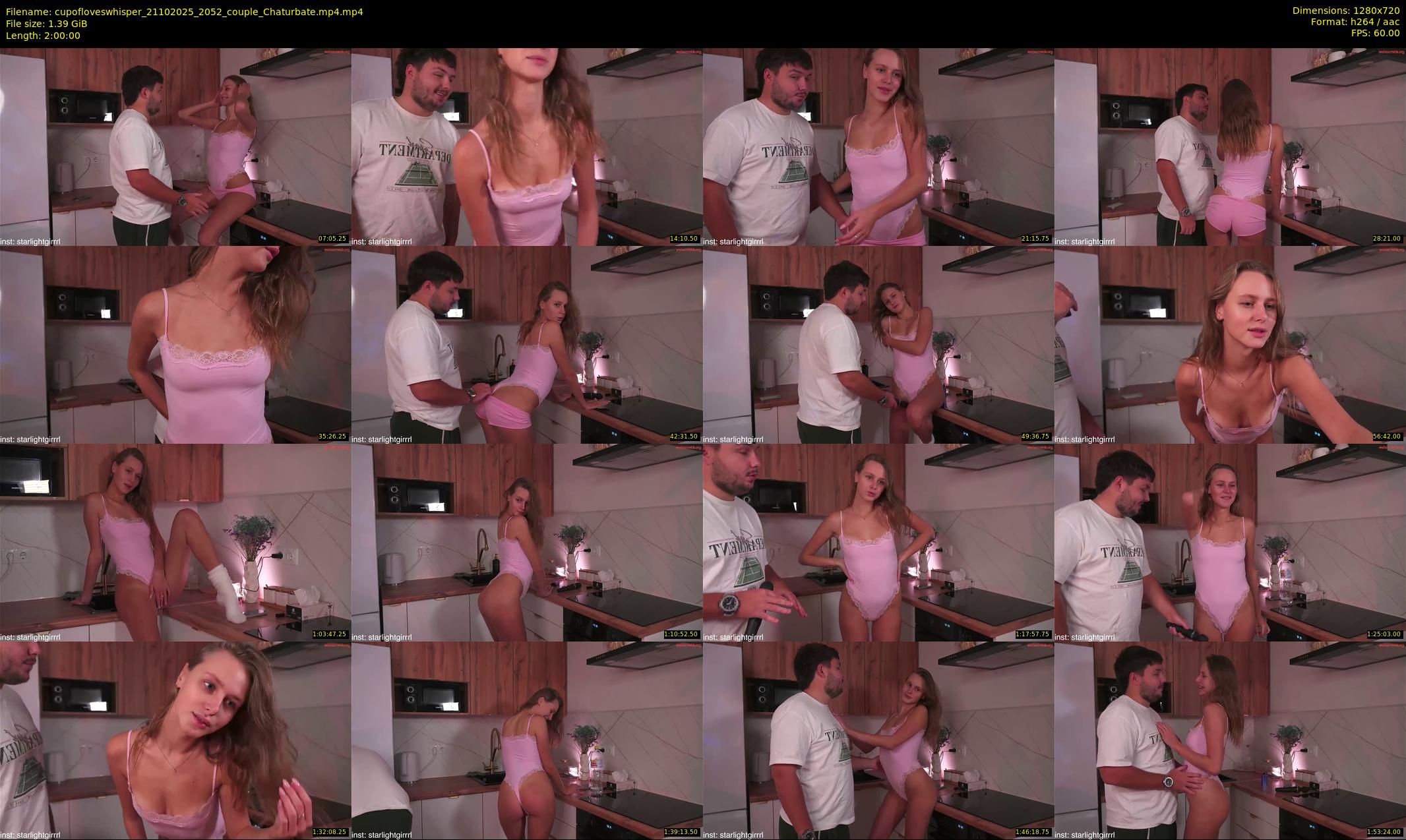 cupofloveswhisper — 120 minute Chaturbate couple cam show recording, 720p, Oct 21, 2025
