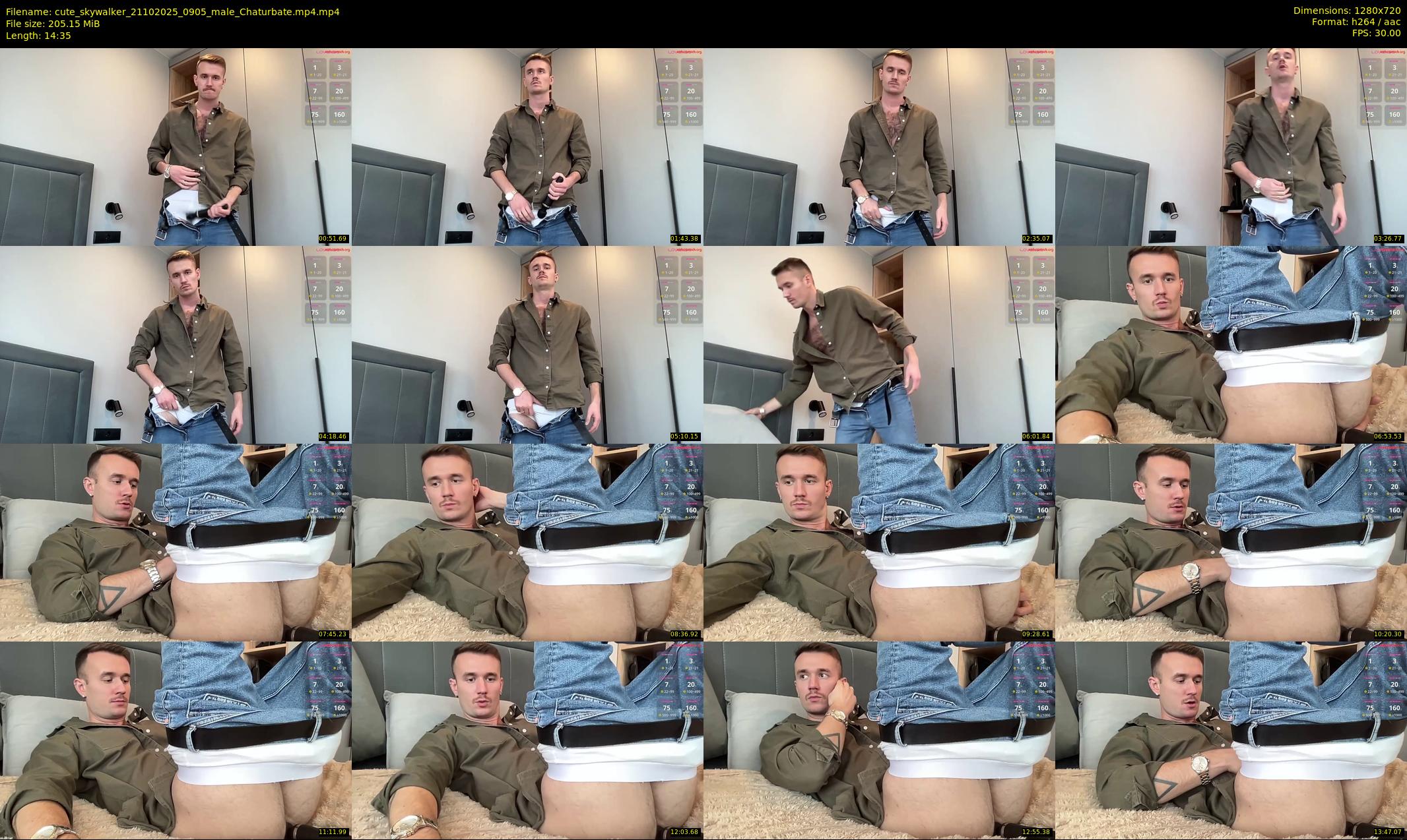 cute_skywalker — 15 minute Chaturbate male cam show recording, 720p, Oct 21, 2025