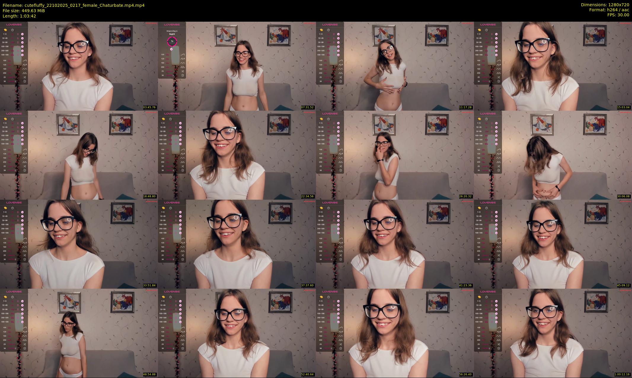 cutefluffy — 64 minute Chaturbate female cam show recording, 720p, Oct 22, 2025