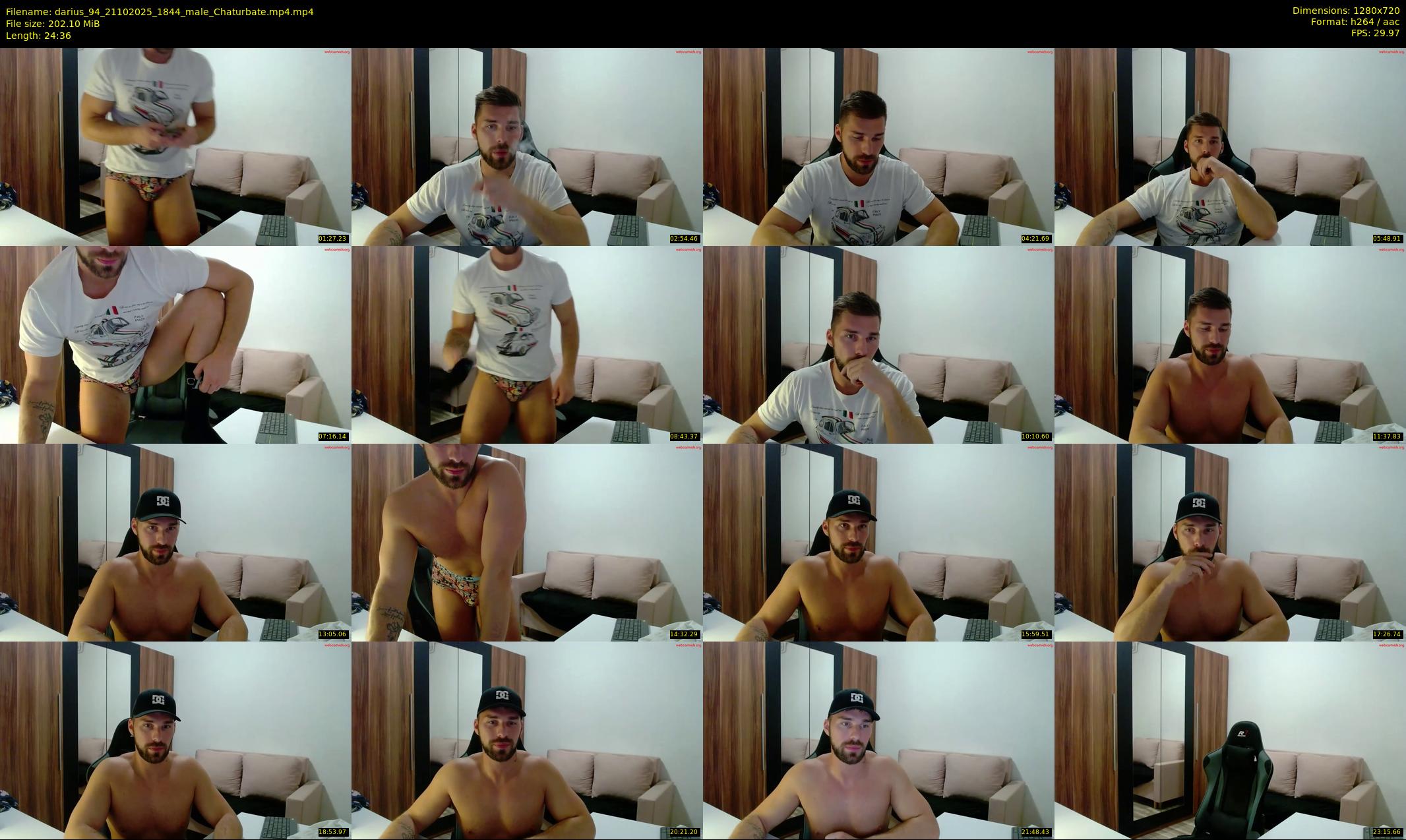darius_94 — 25 minute Chaturbate male cam show recording, 720p, Oct 21, 2025