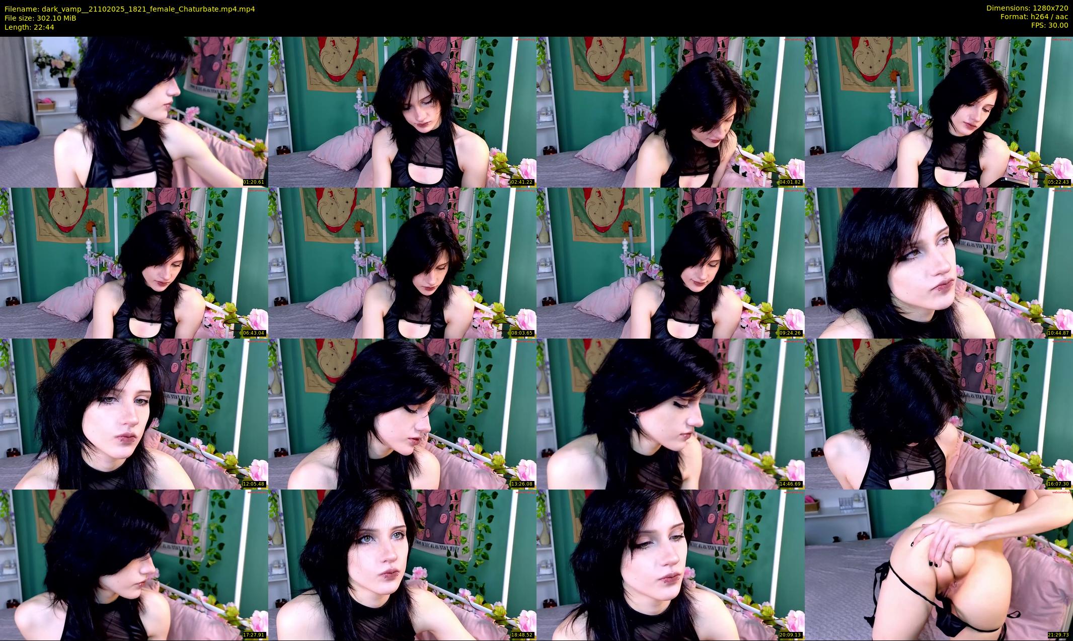 dark_vamp_ — 23 minute Chaturbate female cam show recording, 720p, Oct 21, 2025