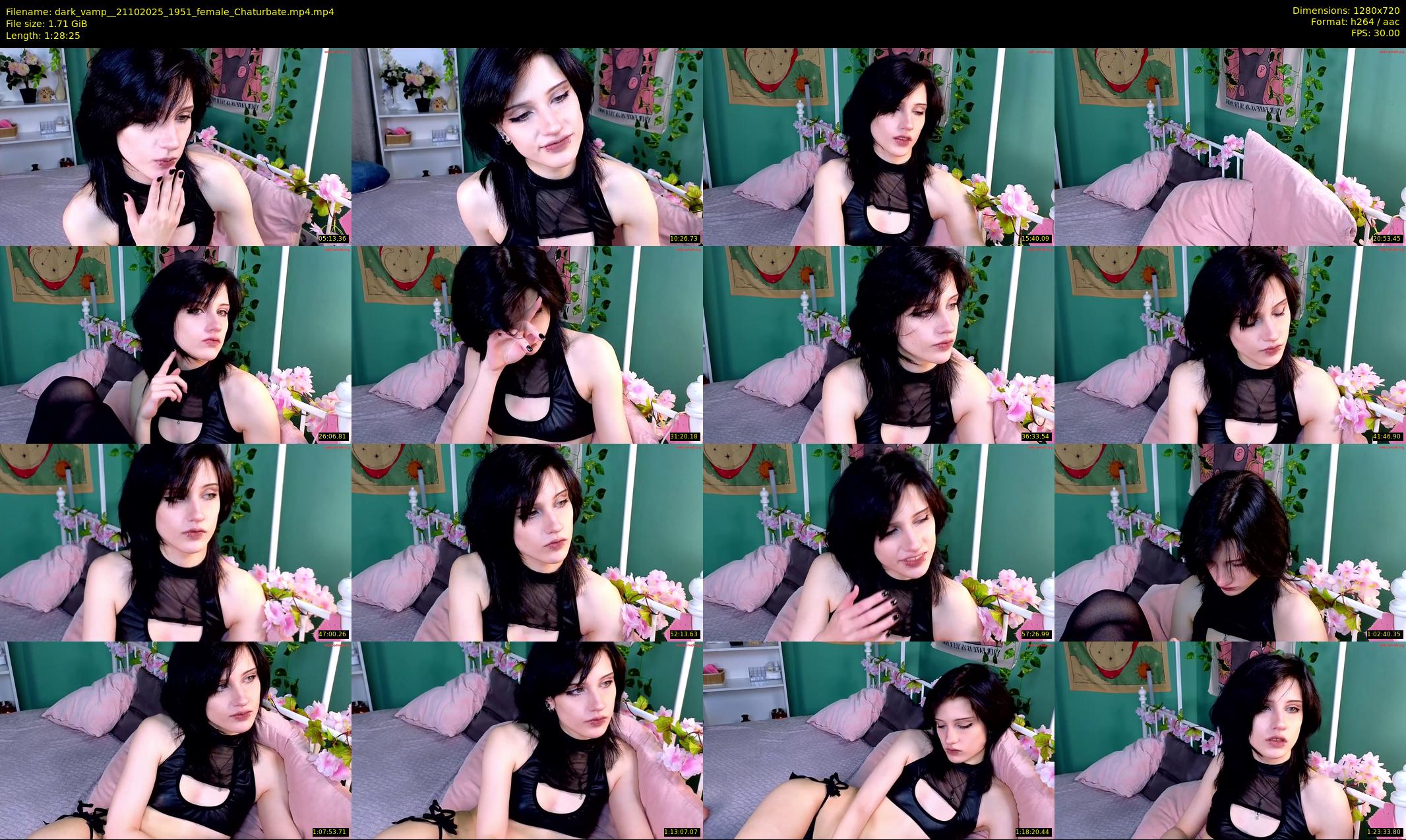 dark_vamp_ — 89 minute Chaturbate female cam show recording, 720p, Oct 21, 2025