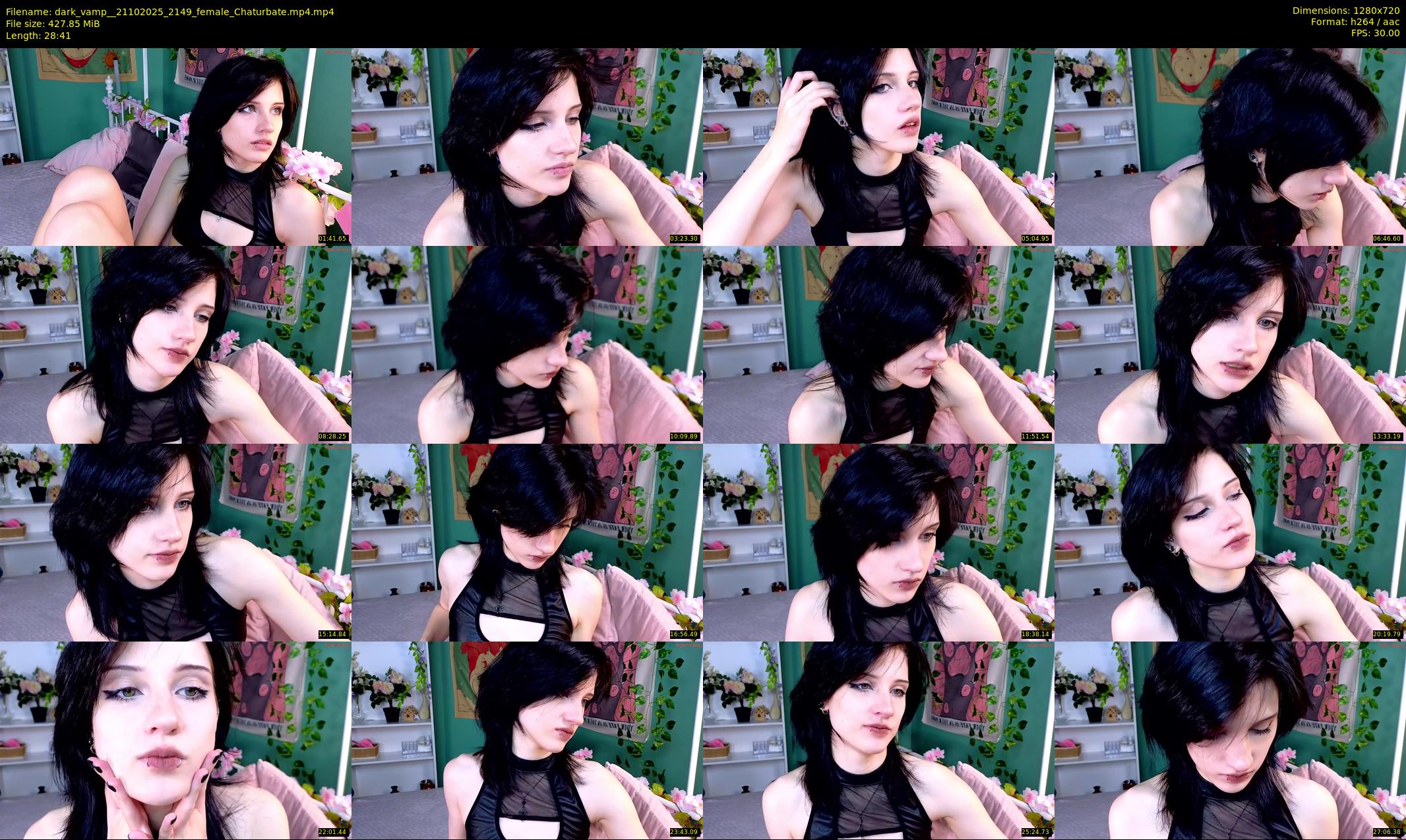 dark_vamp_ — 29 minute Chaturbate female cam show recording, 720p, Oct 21, 2025