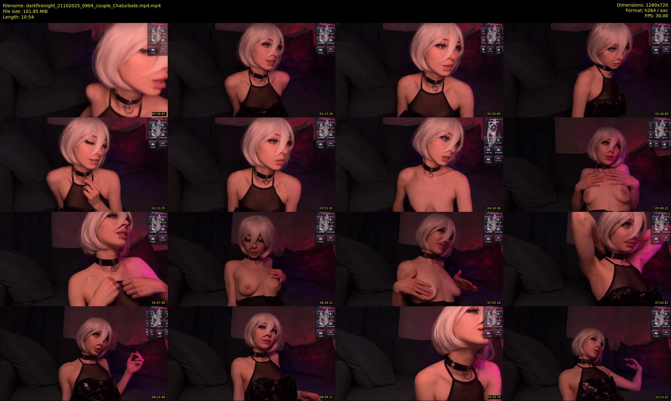 darkfirenight — 11 minute Chaturbate couple cam show recording, 720p, Oct 21, 2025