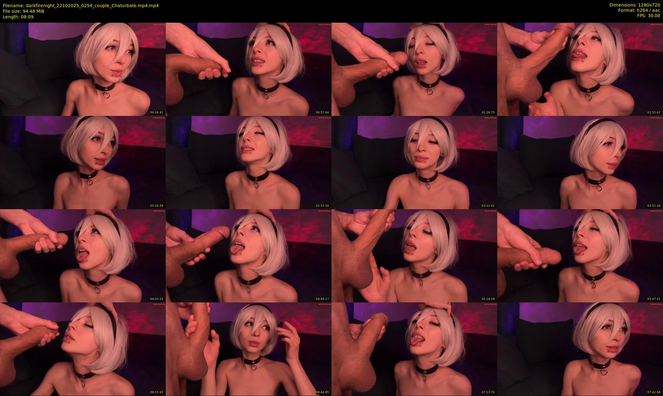 darkfirenight — 9 minute Chaturbate couple cam show recording, 720p, Oct 22, 2025