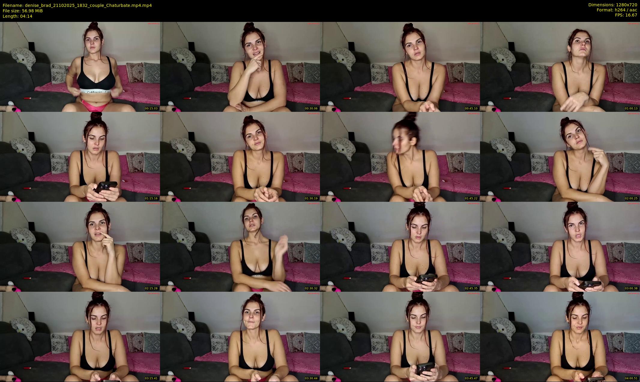 denise_brad — 5 minute Chaturbate couple cam show recording, 720p, Oct 21, 2025