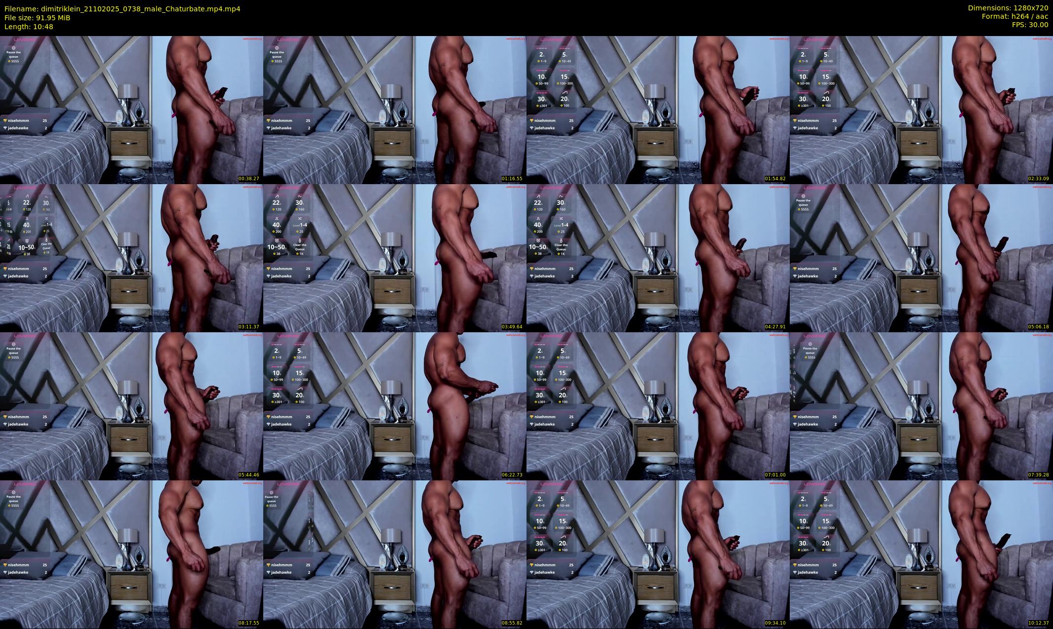 dimitriklein — 11 minute Chaturbate male cam show recording, 720p, Oct 21, 2025