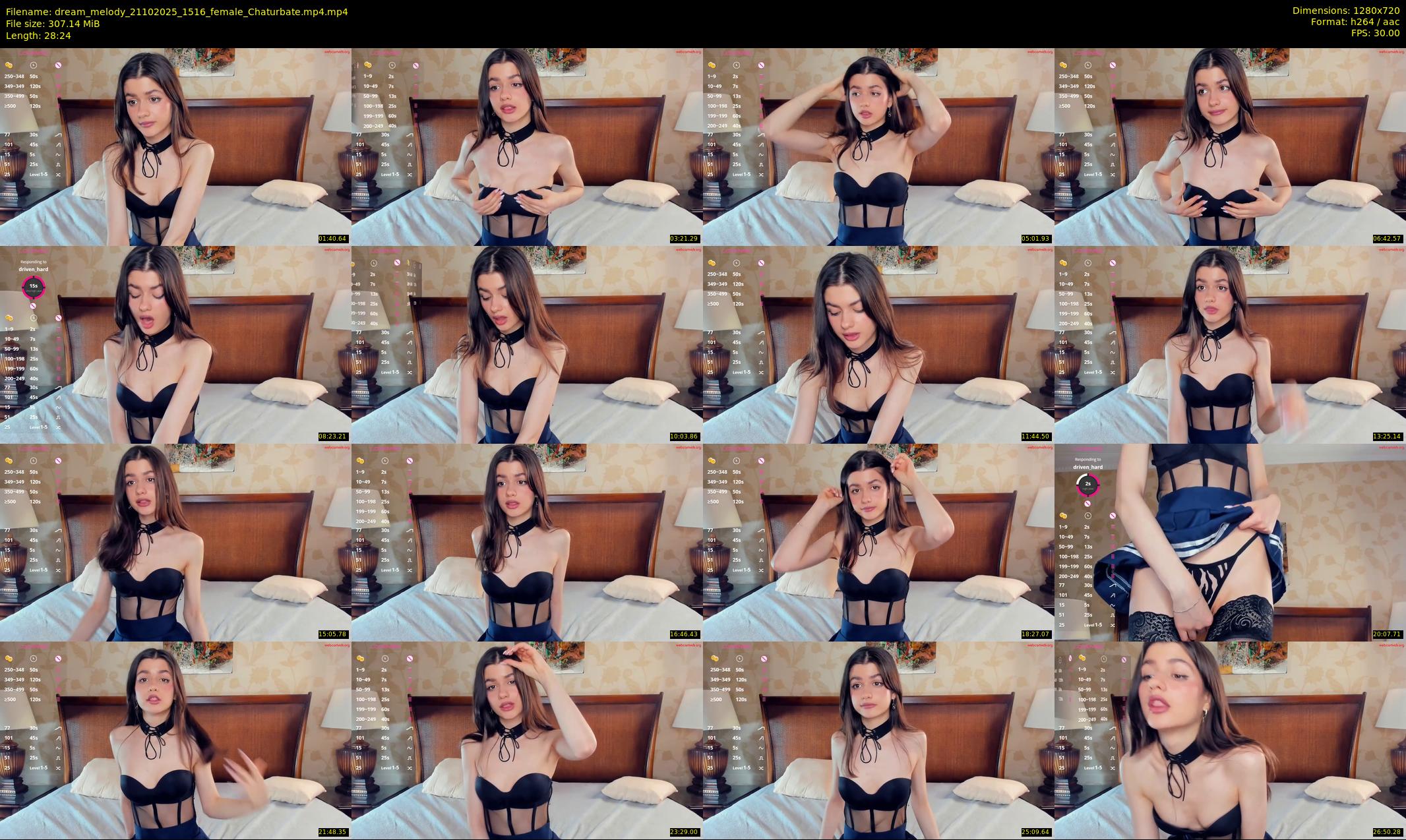 dream_melody — 29 minute Chaturbate female cam show recording, 720p, Oct 21, 2025