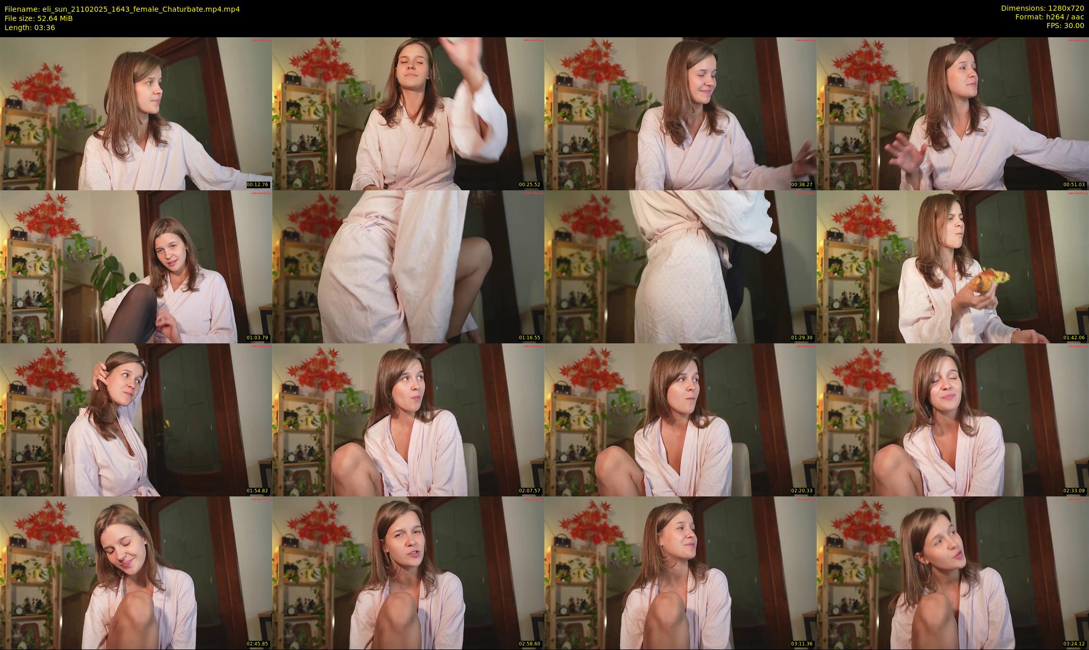 eli_sun — 4 minute Chaturbate female cam show recording, 720p, Oct 21, 2025