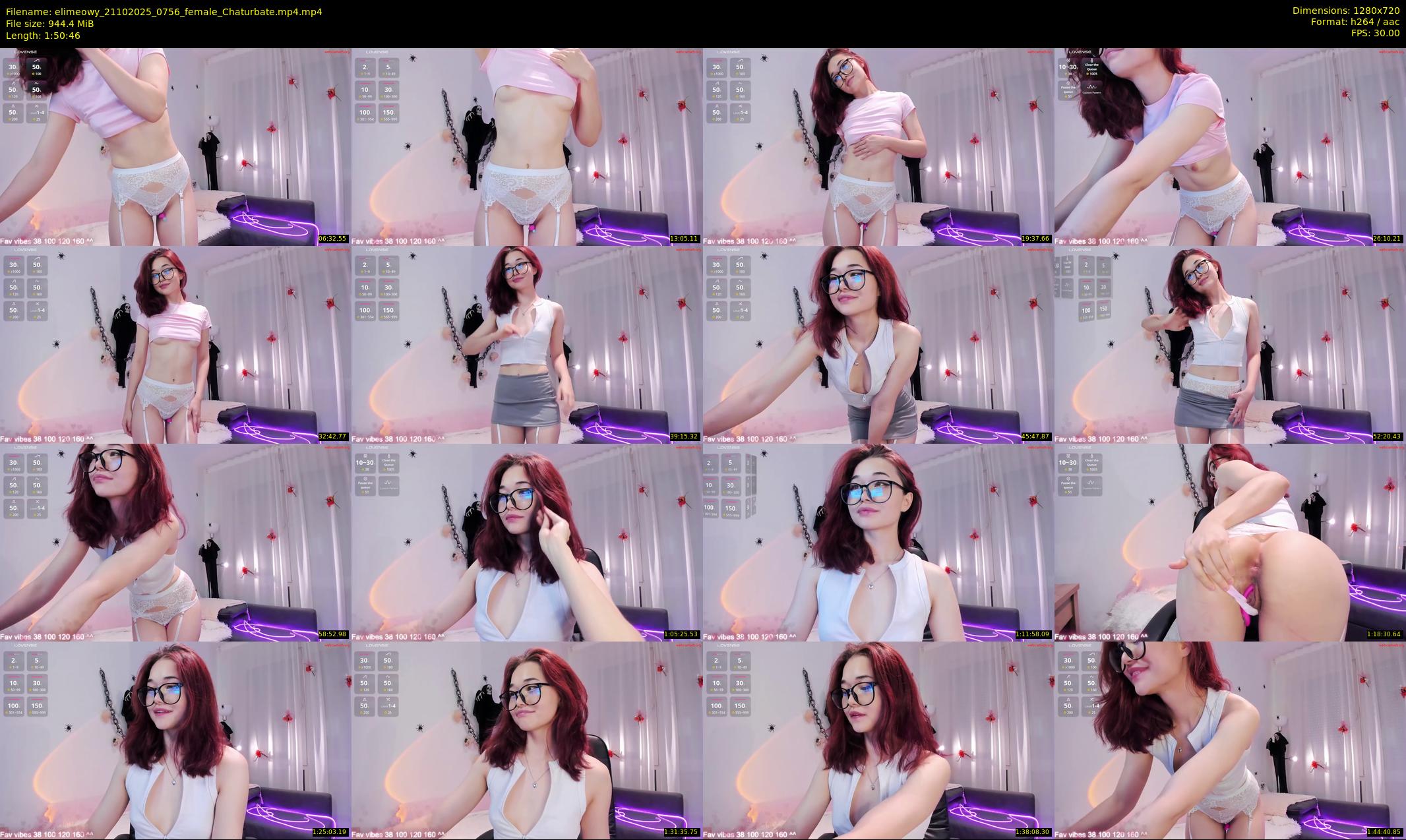 elimeowy — 111 minute Chaturbate female cam show recording, 720p, Oct 21, 2025