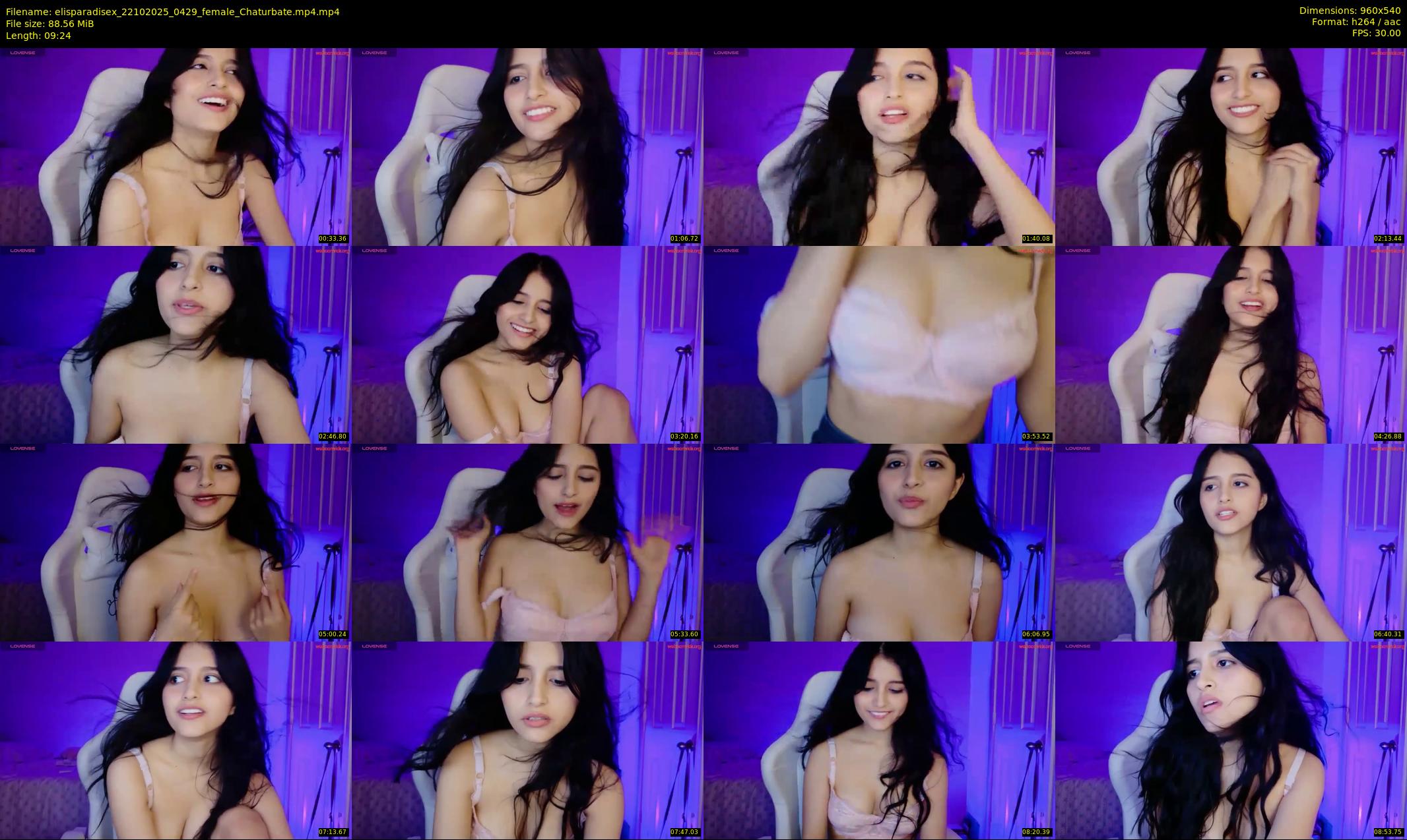 elisparadisex — 10 minute Chaturbate female cam show recording, 480p, Oct 22, 2025