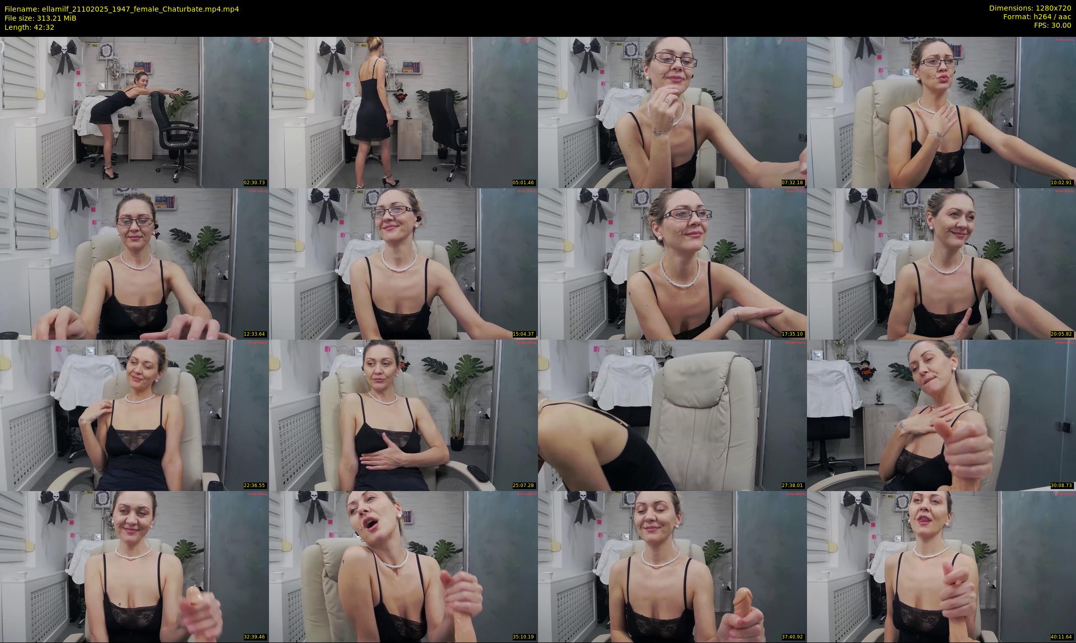 ellamilf — 43 minute Chaturbate female cam show recording, 720p, Oct 21, 2025