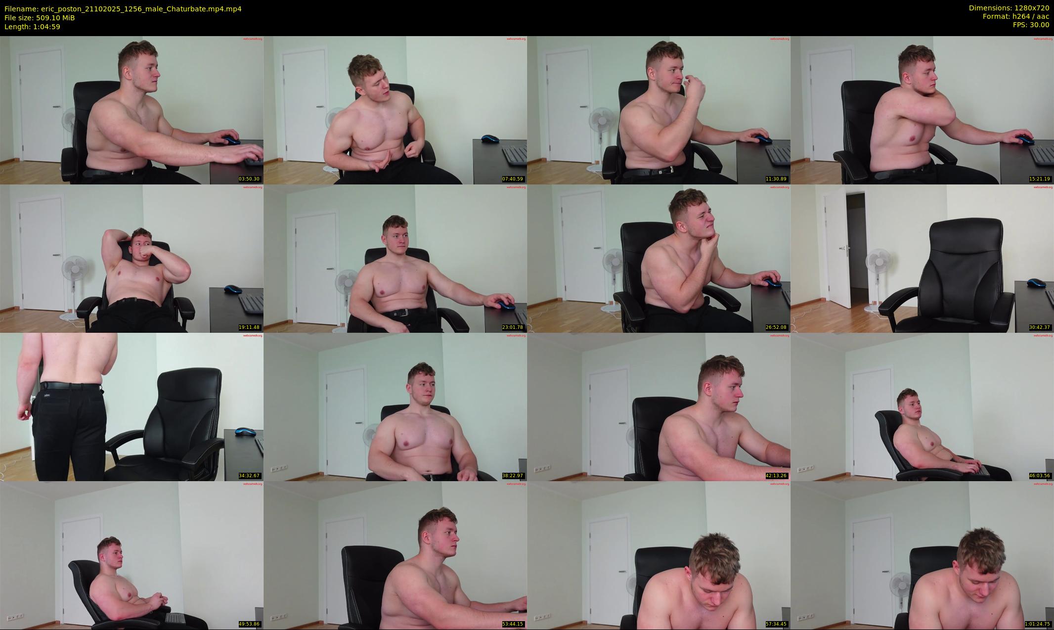 eric_poston — 65 minute Chaturbate male cam show recording, 720p, Oct 21, 2025