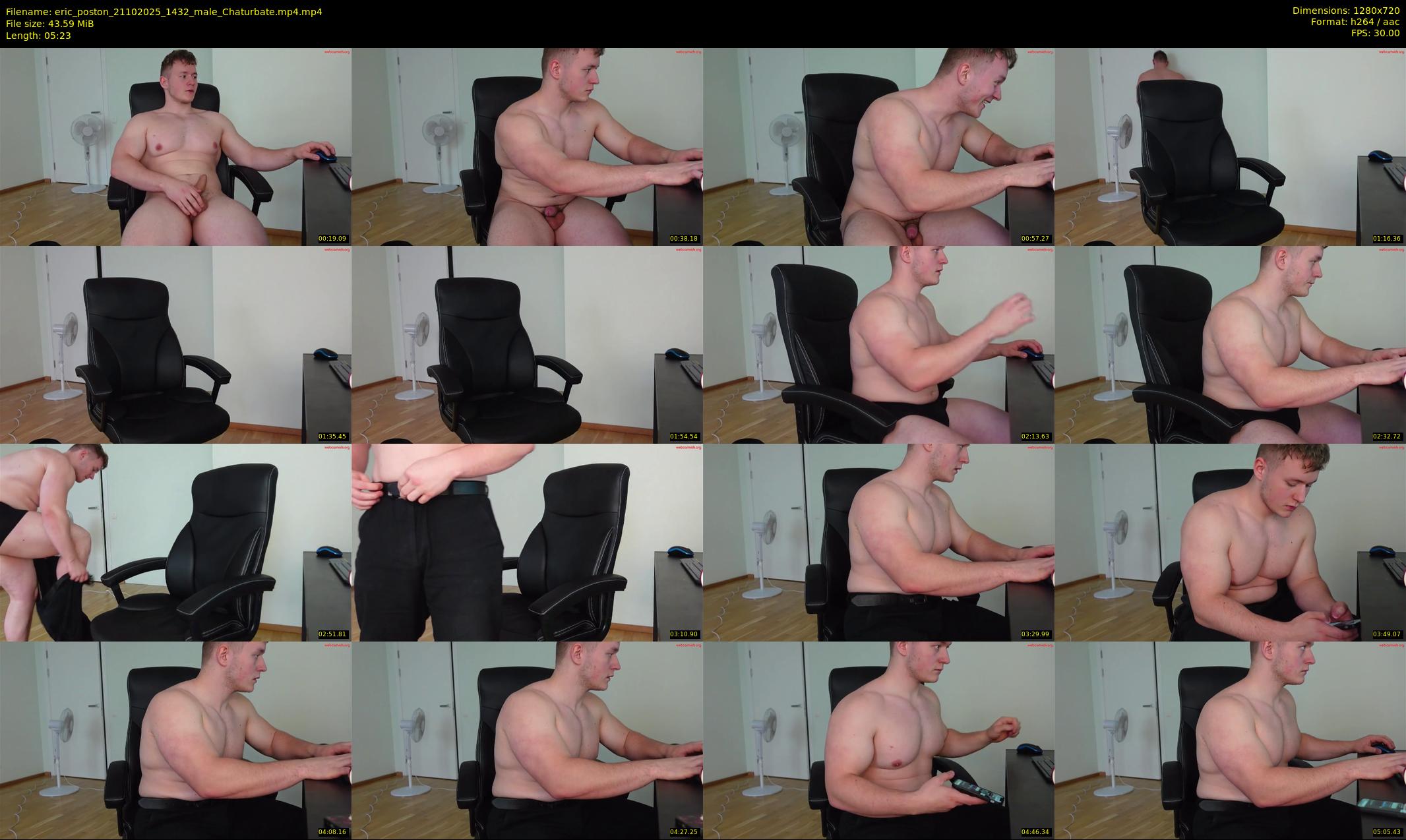 eric_poston — 6 minute Chaturbate male cam show recording, 720p, Oct 21, 2025