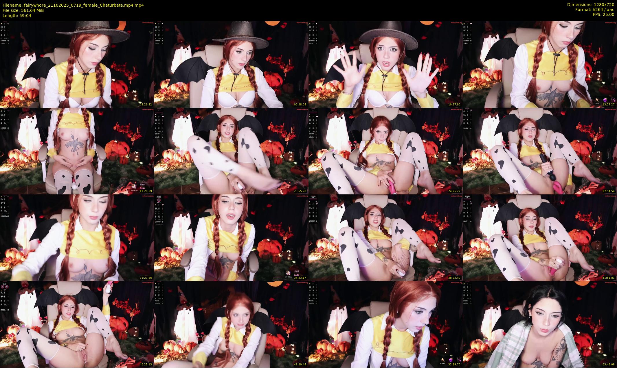 fairywhore — 60 minute Chaturbate female cam show recording, 720p, Oct 21, 2025