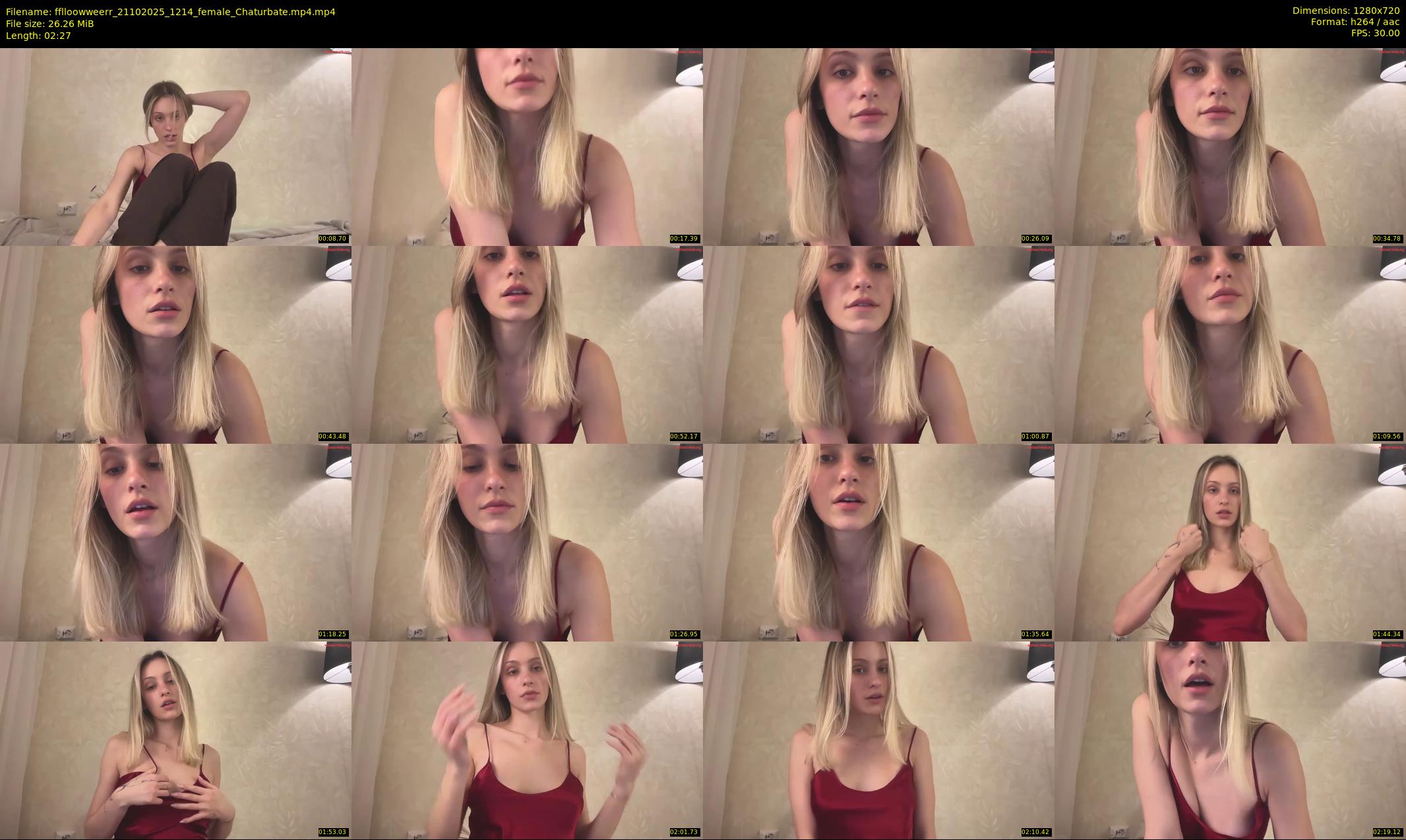 fflloowweerr — 3 minute Chaturbate couple cam show recording, 720p, Oct 21, 2025
