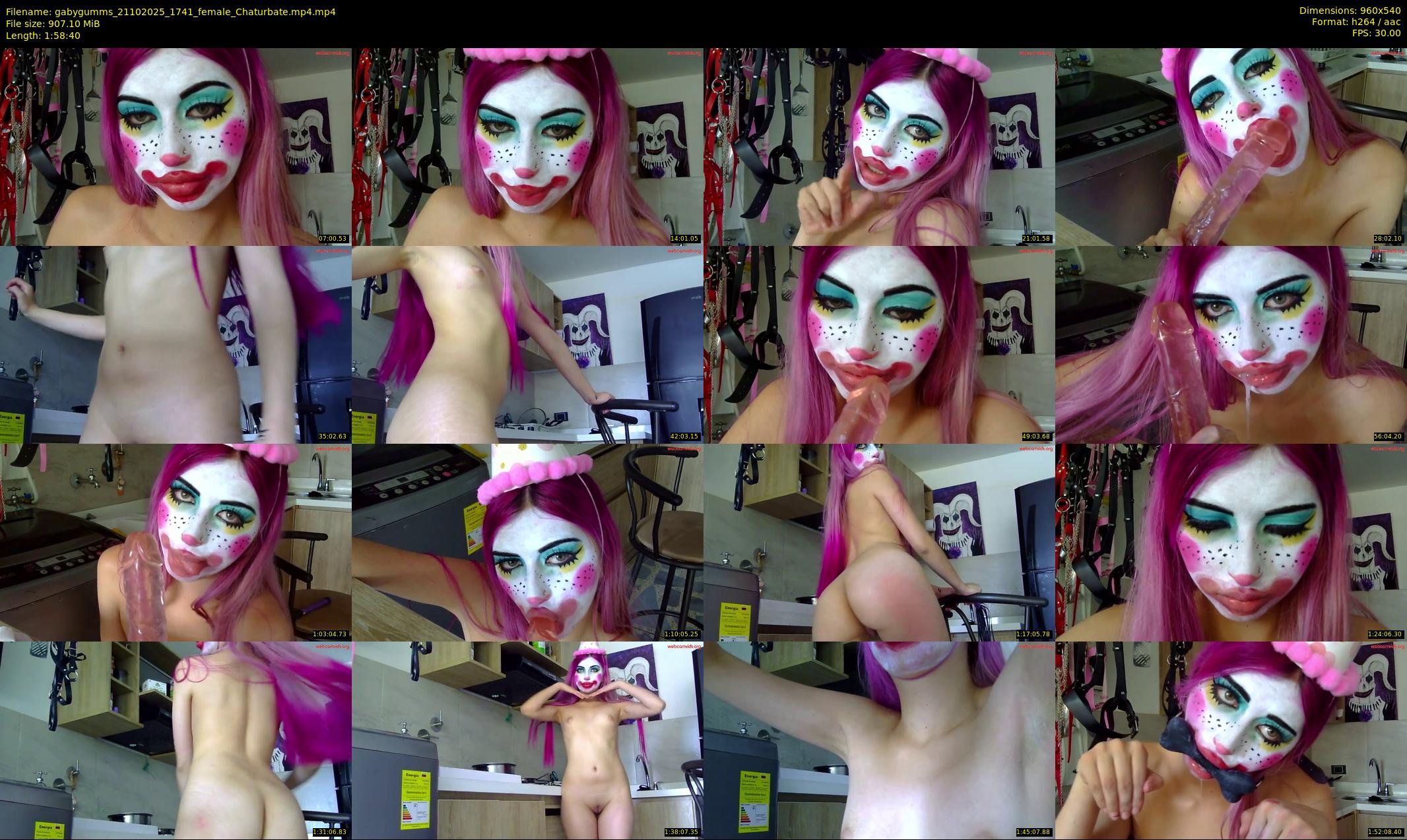 gabygumms — 119 minute Chaturbate female cam show recording, 480p, Oct 21, 2025