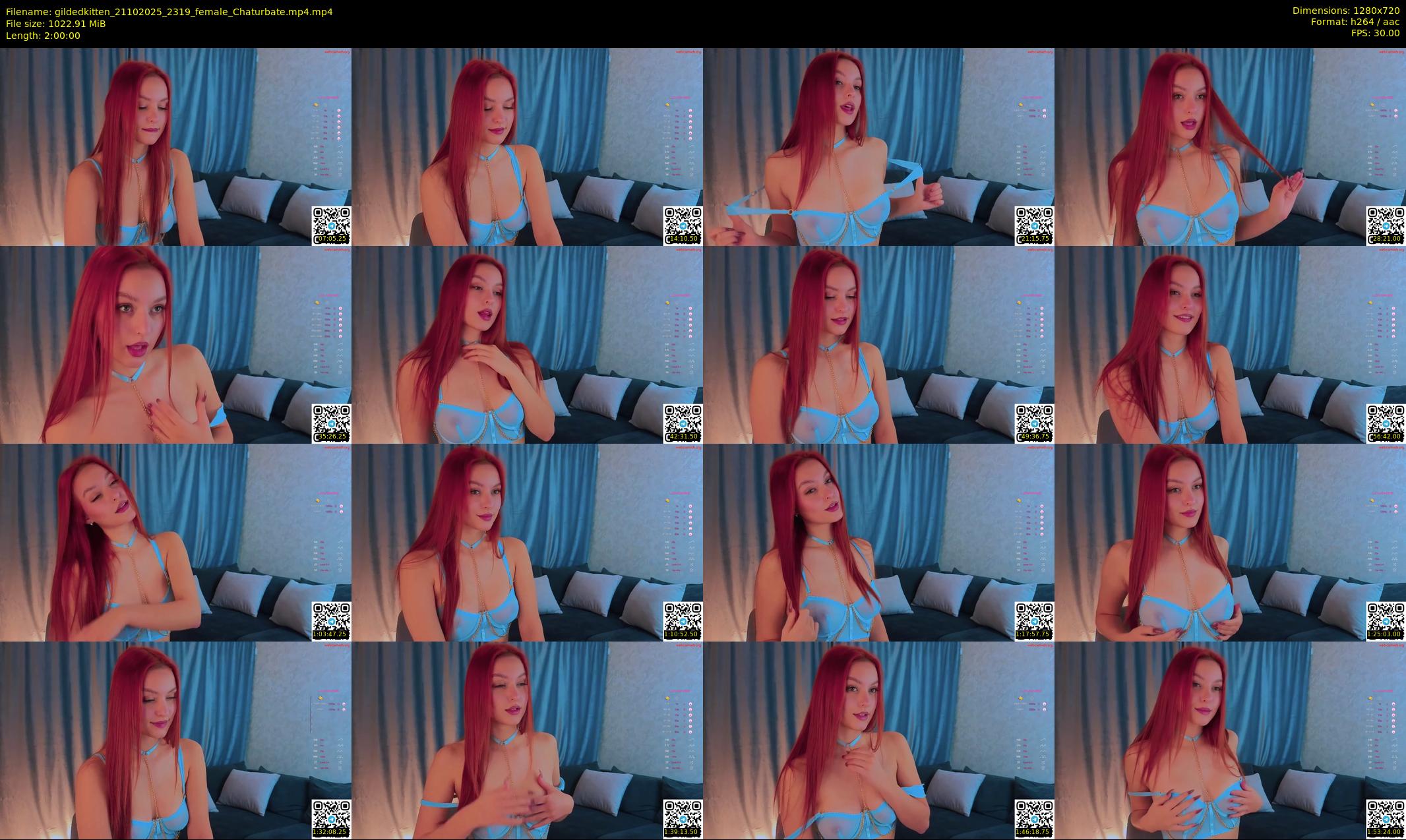 gildedkitten — 120 minute Chaturbate female cam show recording, 720p, Oct 21, 2025