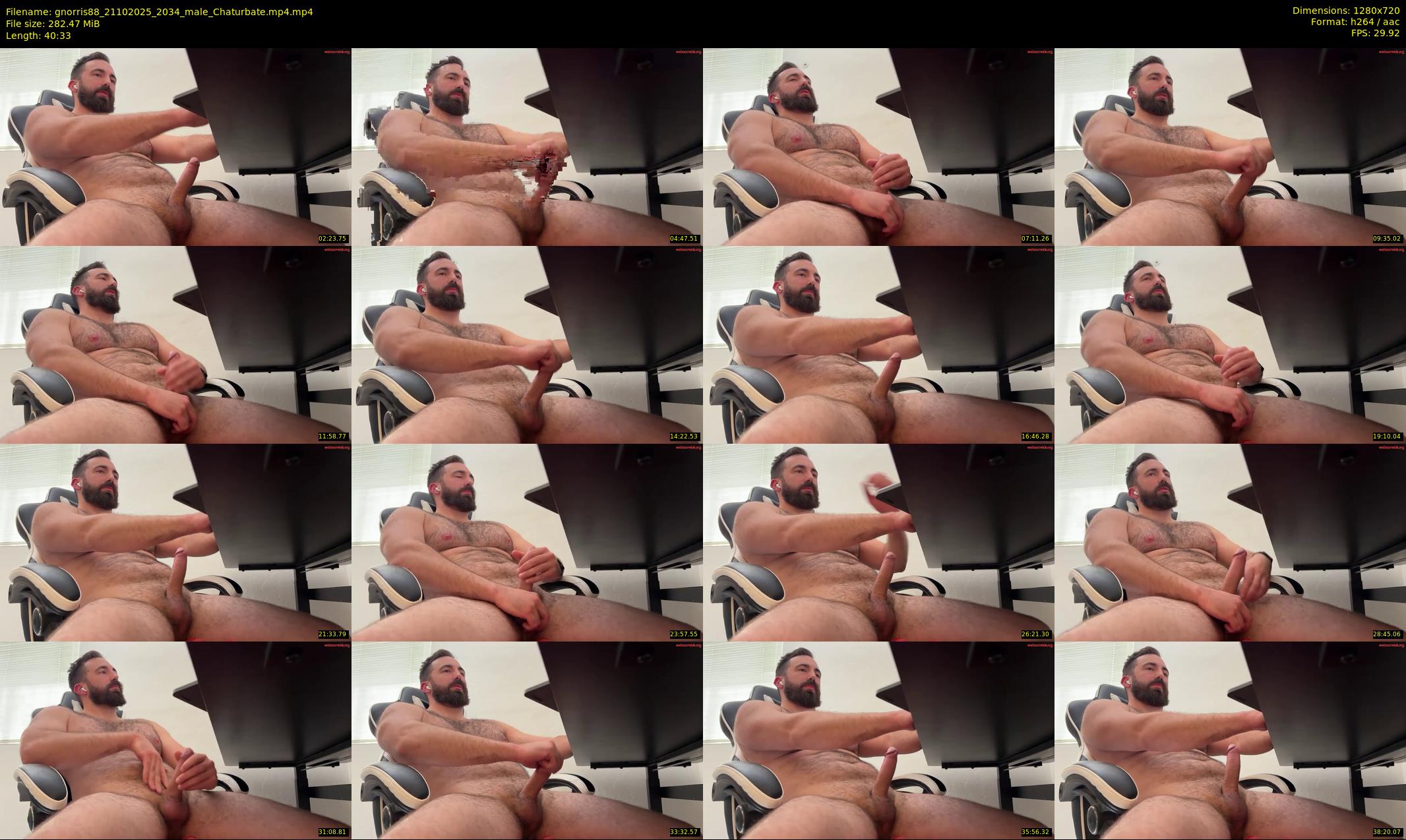 gnorris88 — 41 minute Chaturbate male cam show recording, 720p, Oct 21, 2025