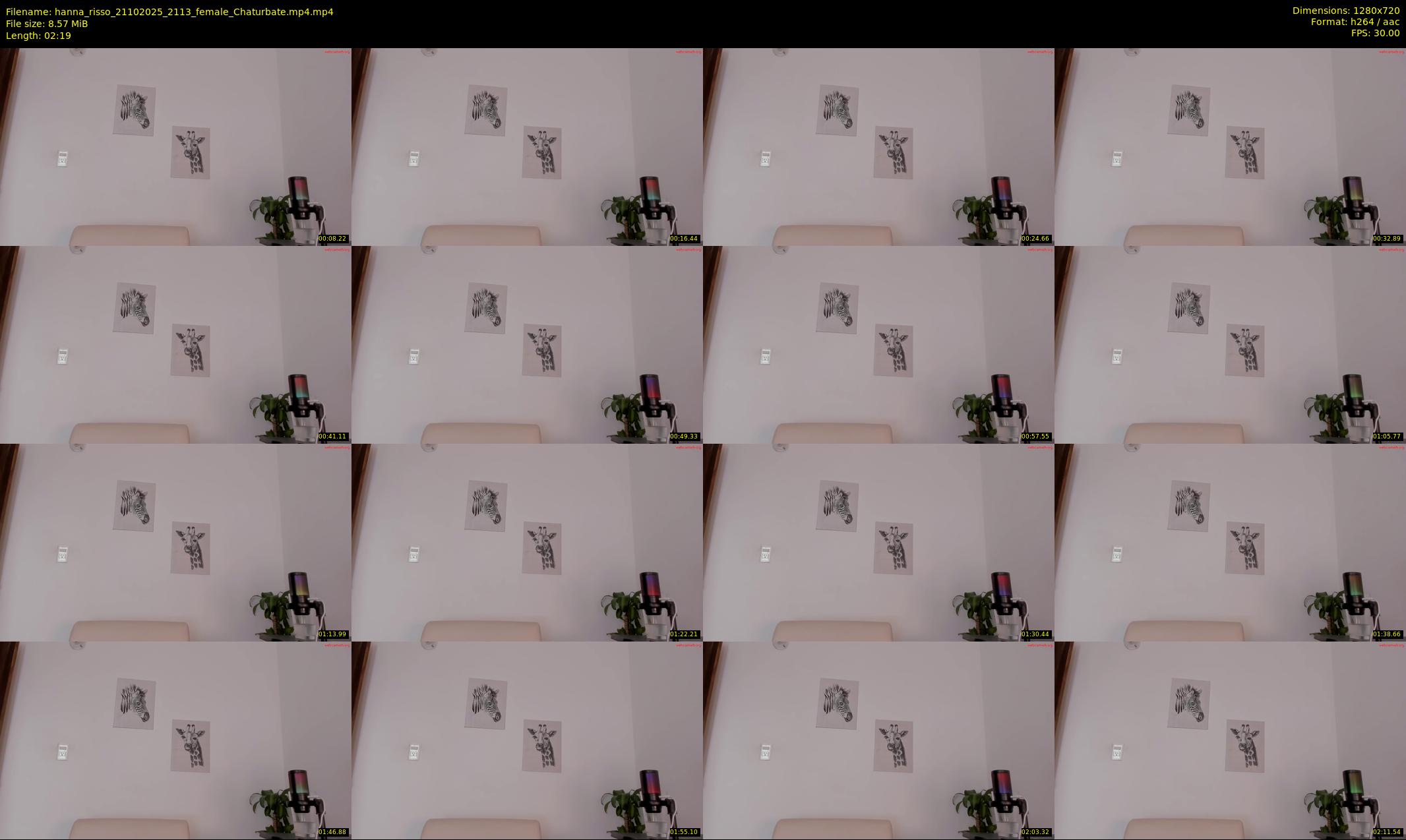 hanna_risso — 3 minute Chaturbate female cam show recording, 720p, Oct 21, 2025