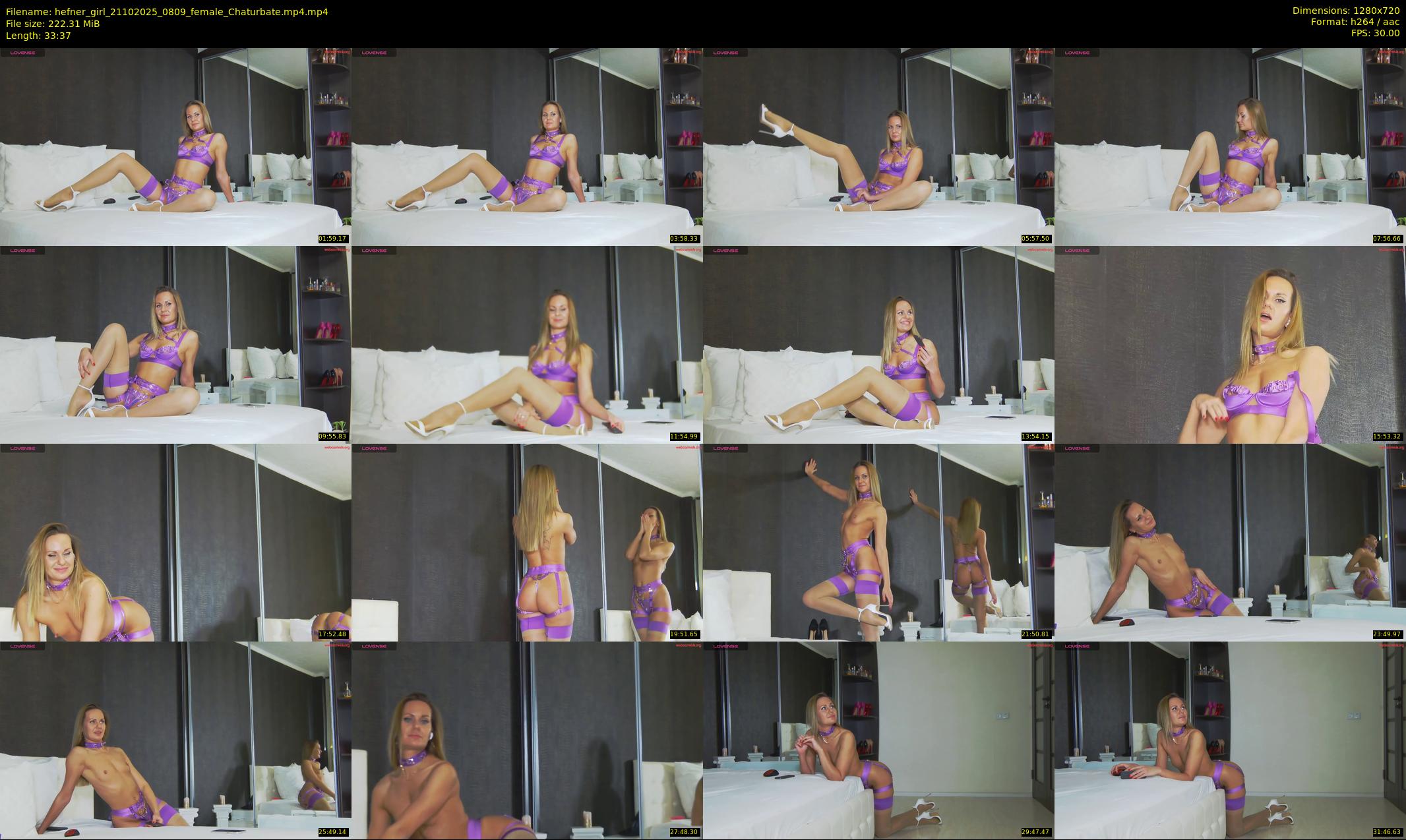 hefner_girl — 34 minute Chaturbate female cam show recording, 720p, Oct 21, 2025