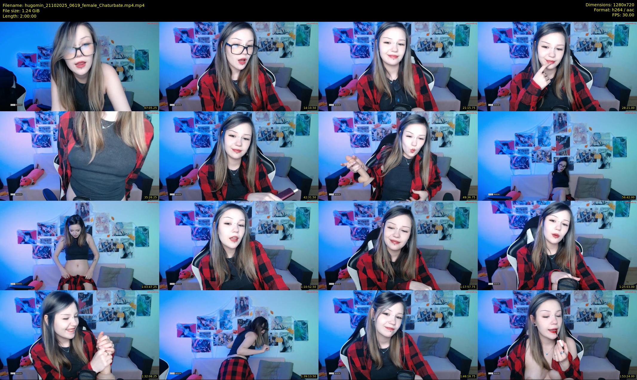 hugomin — 120 minute Chaturbate female cam show recording, 720p, Oct 21, 2025
