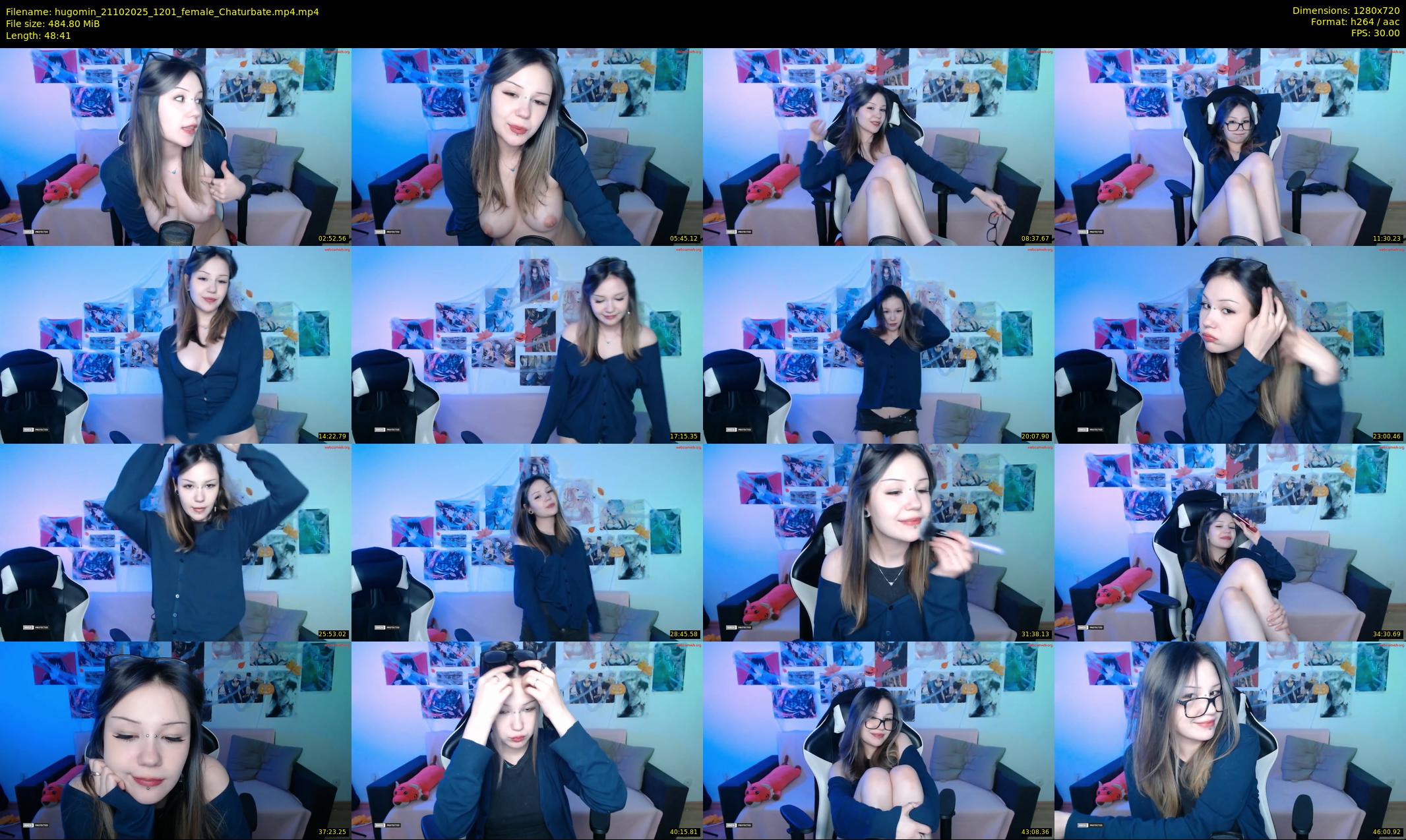 hugomin — 49 minute Chaturbate female cam show recording, 720p, Oct 21, 2025