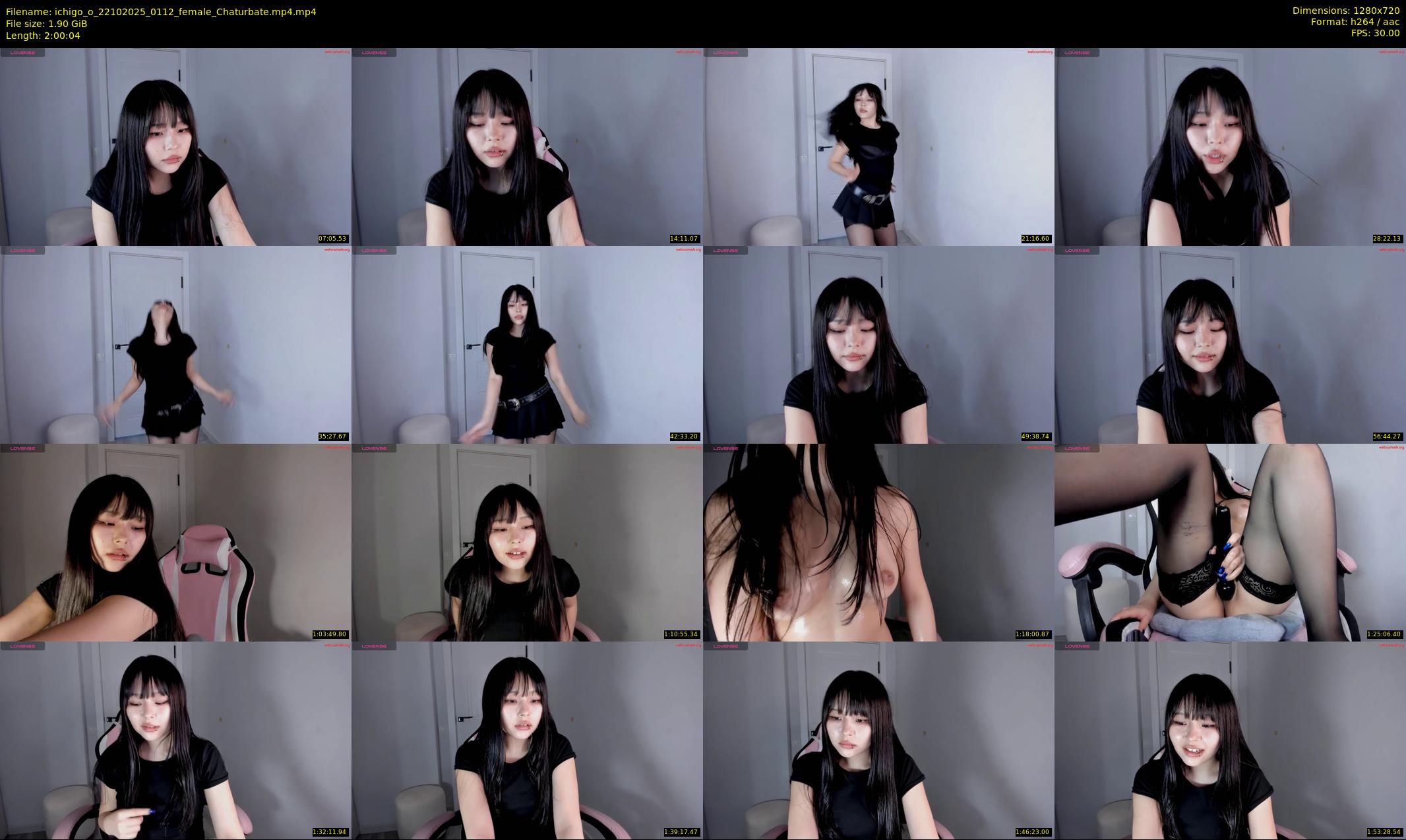 ichigo_o — 121 minute Chaturbate female cam show recording, 720p, Oct 22, 2025
