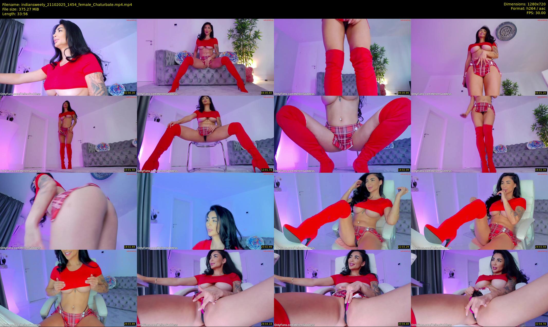 indiansweety — 34 minute Chaturbate female cam show recording, 720p, Oct 21, 2025