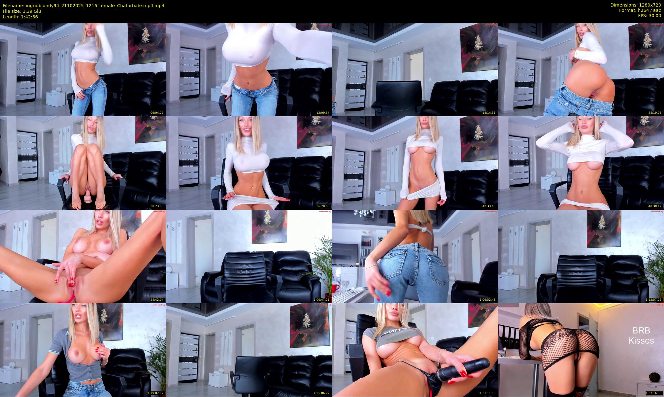 ingridblondy94 — 103 minute Chaturbate female cam show recording, 720p, Oct 21, 2025