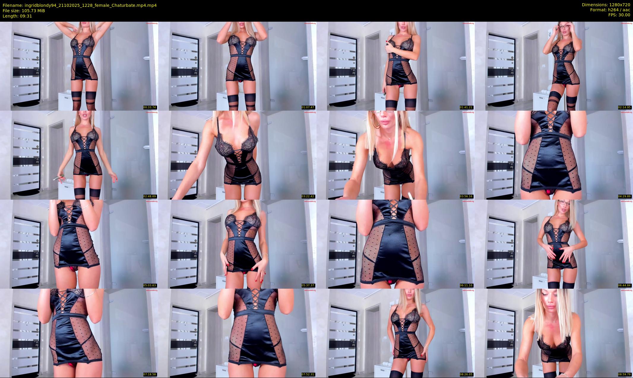 ingridblondy94 — 10 minute Chaturbate female cam show recording, 720p, Oct 21, 2025
