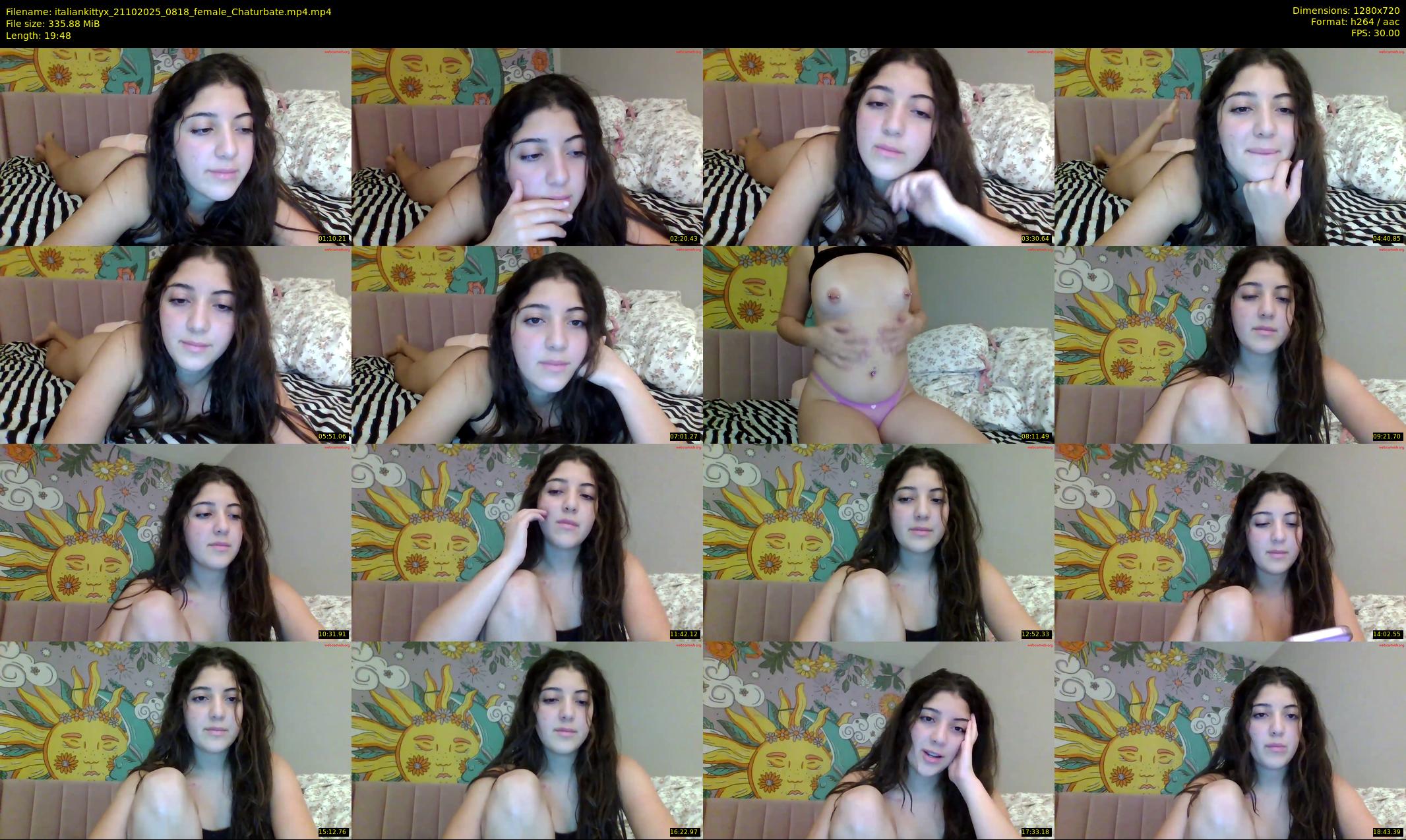italiankittyx — 20 minute Chaturbate female cam show recording, 720p, Oct 21, 2025