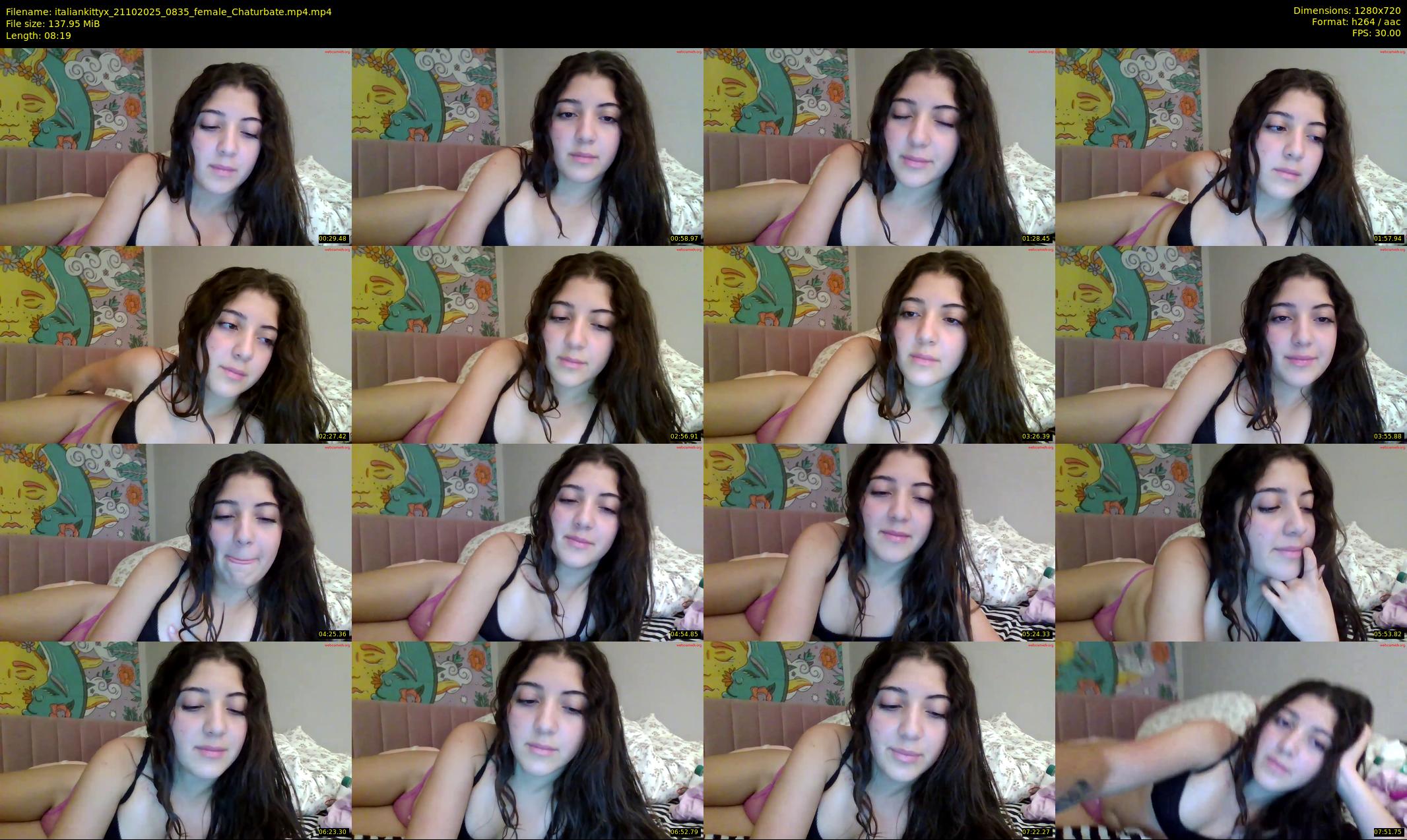 italiankittyx — 9 minute Chaturbate female cam show recording, 720p, Oct 21, 2025