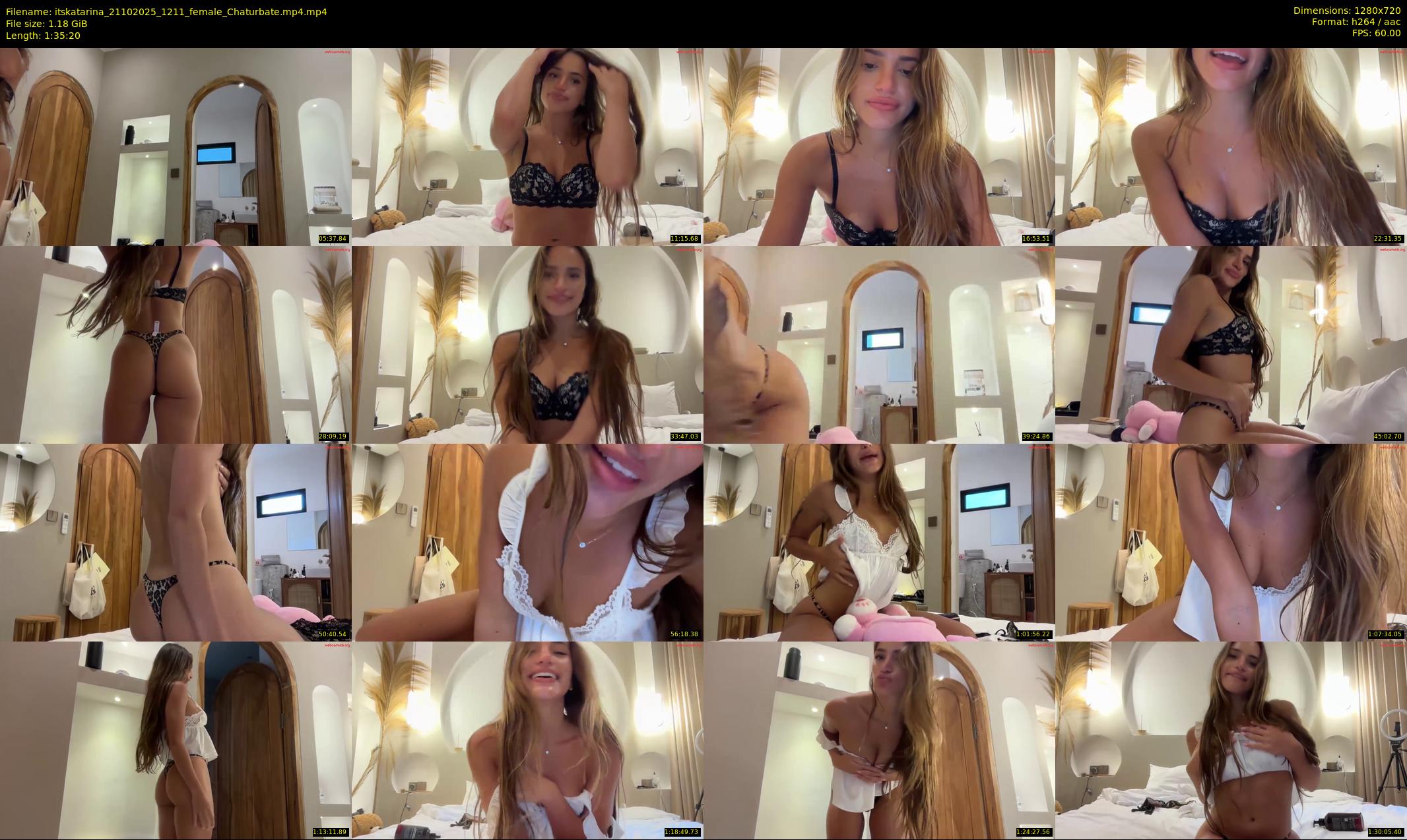 itskatarina — 96 minute Chaturbate female cam show recording, 720p, Oct 21, 2025